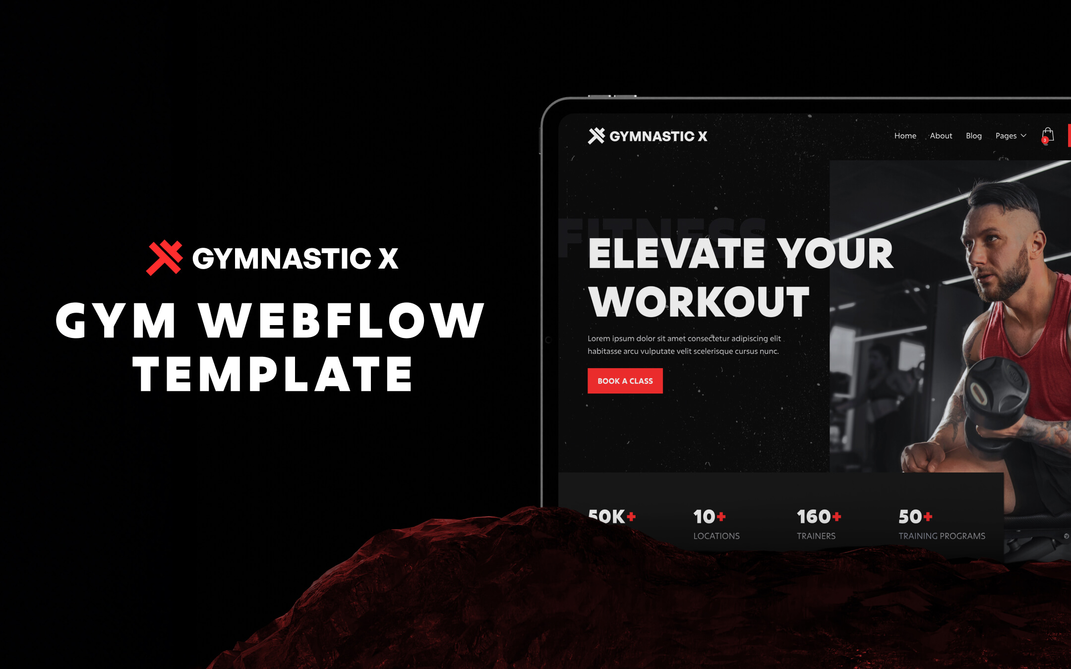 Modern Gym Webflow Template