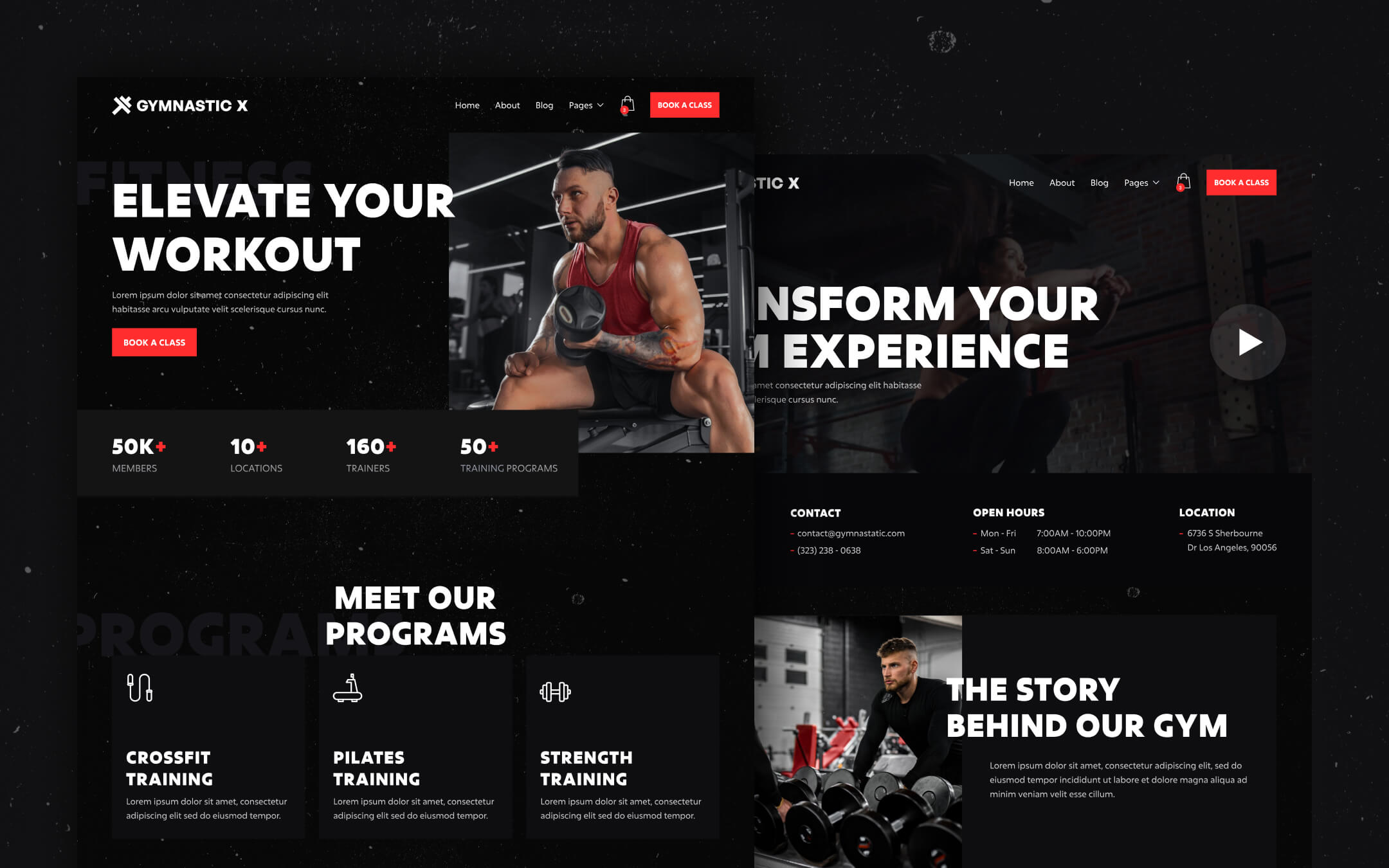 Gymnastic X Webflow Template