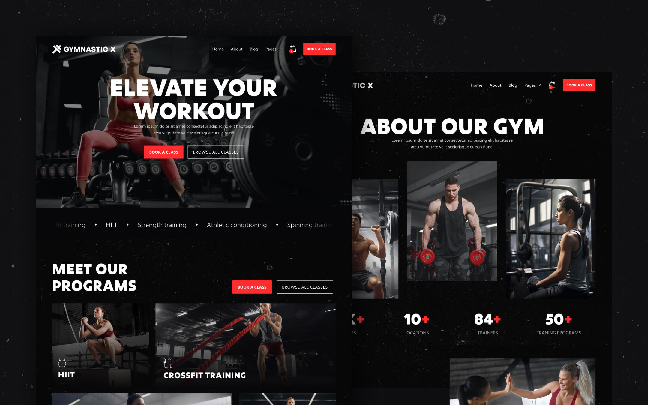 Gymnastic X Webflow Template