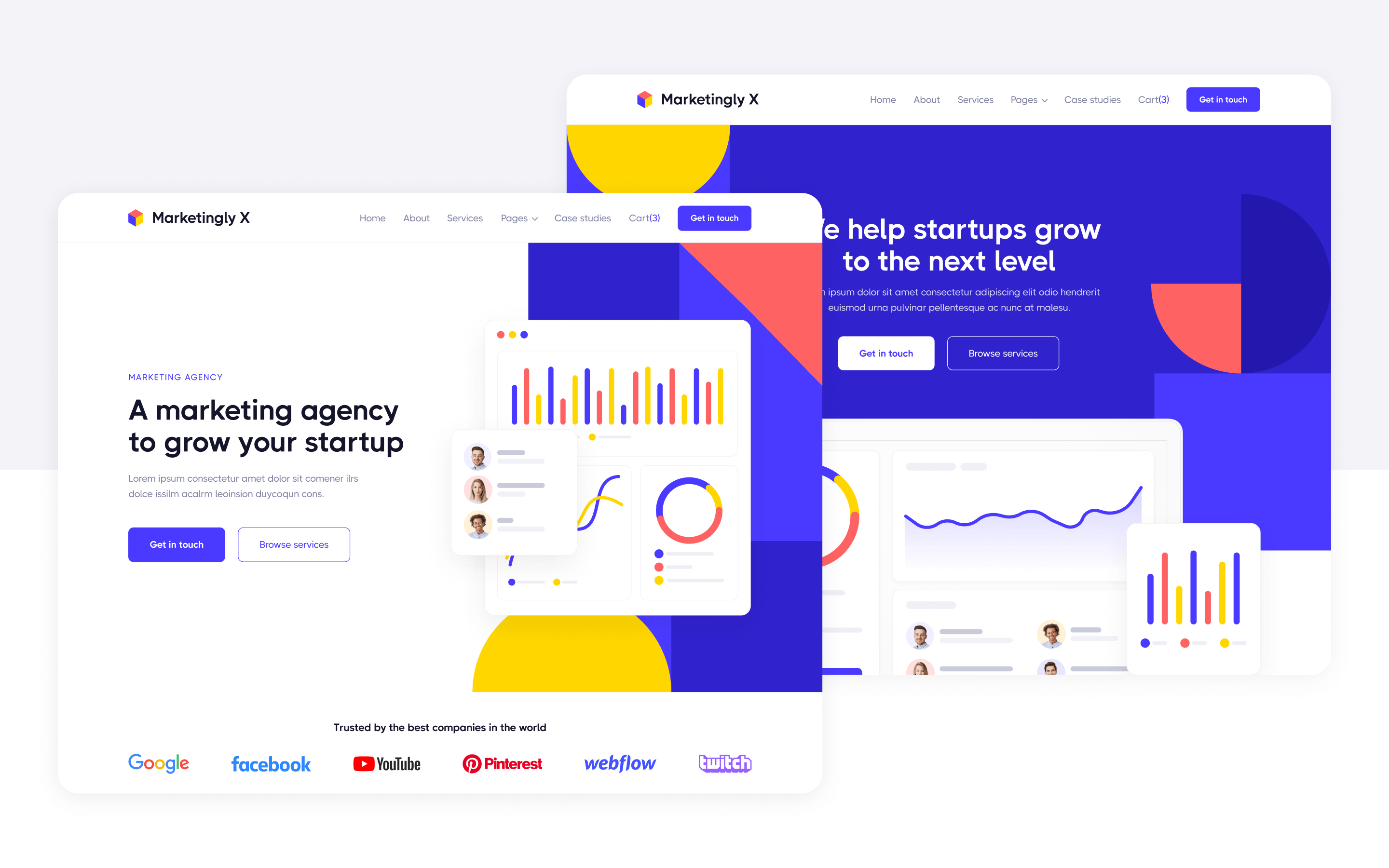 Modern Marketing Agency Webflow Template
