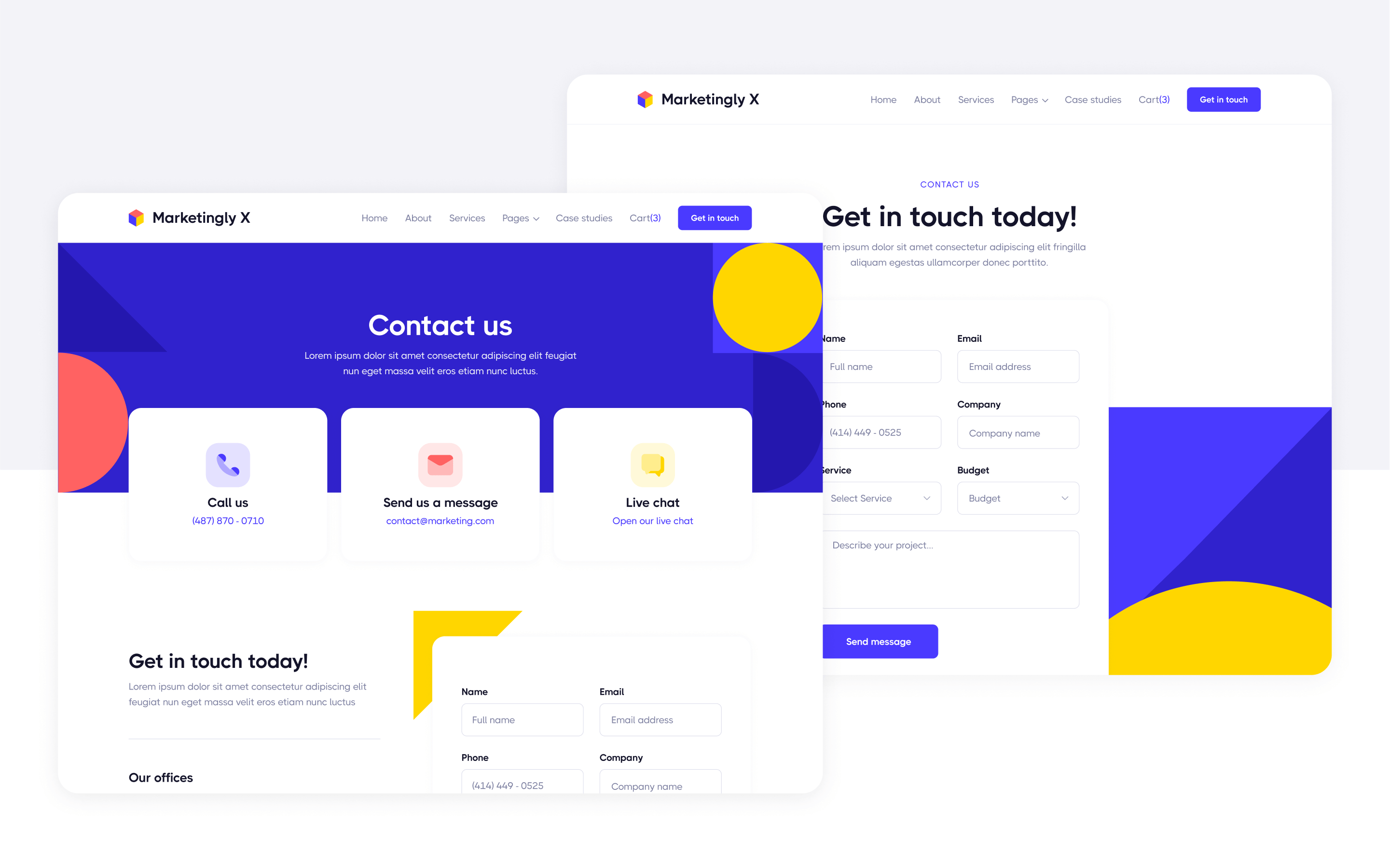 Marketingly X Webflow Template