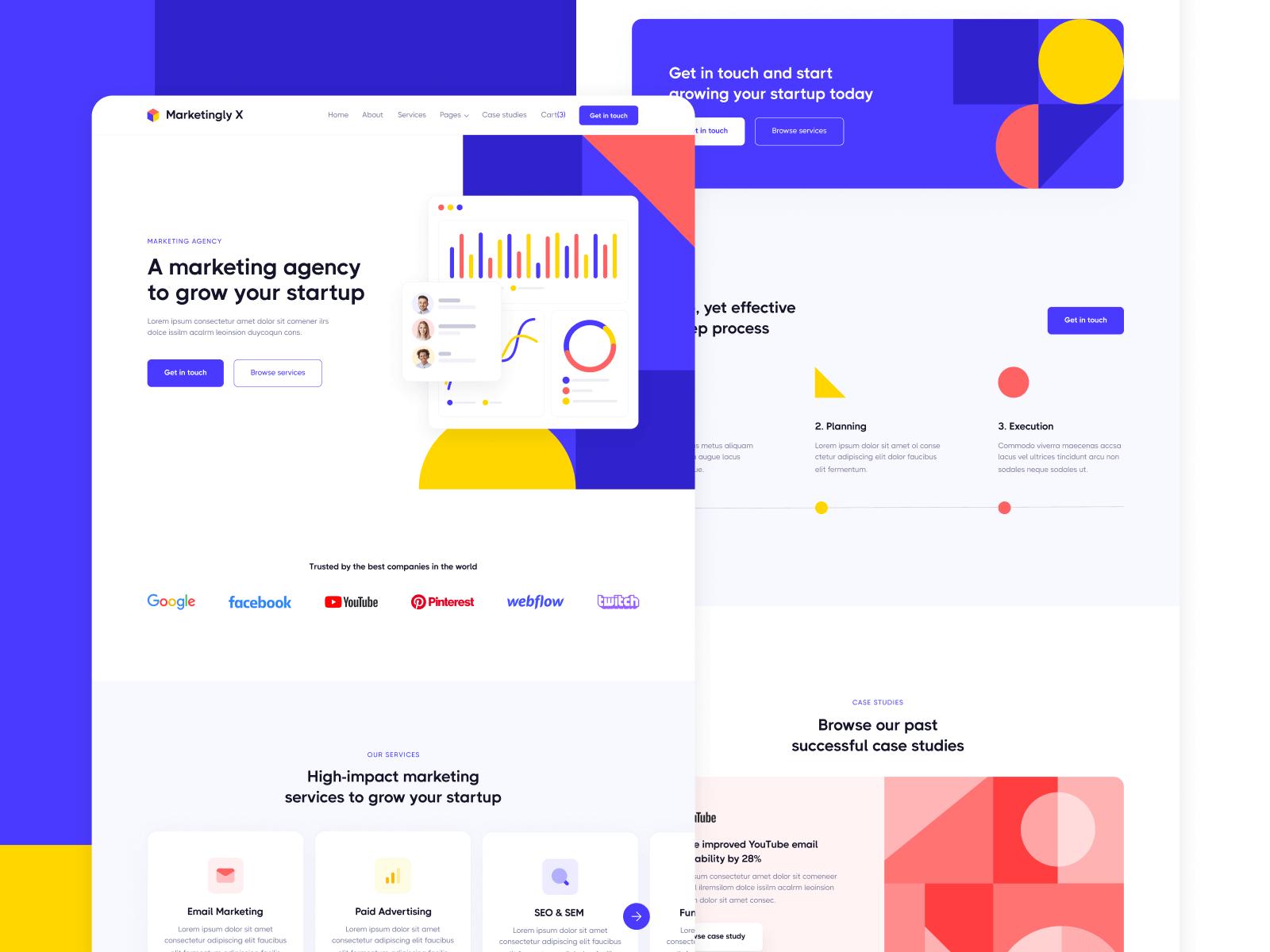 Modern Marketing Agency Webflow Template