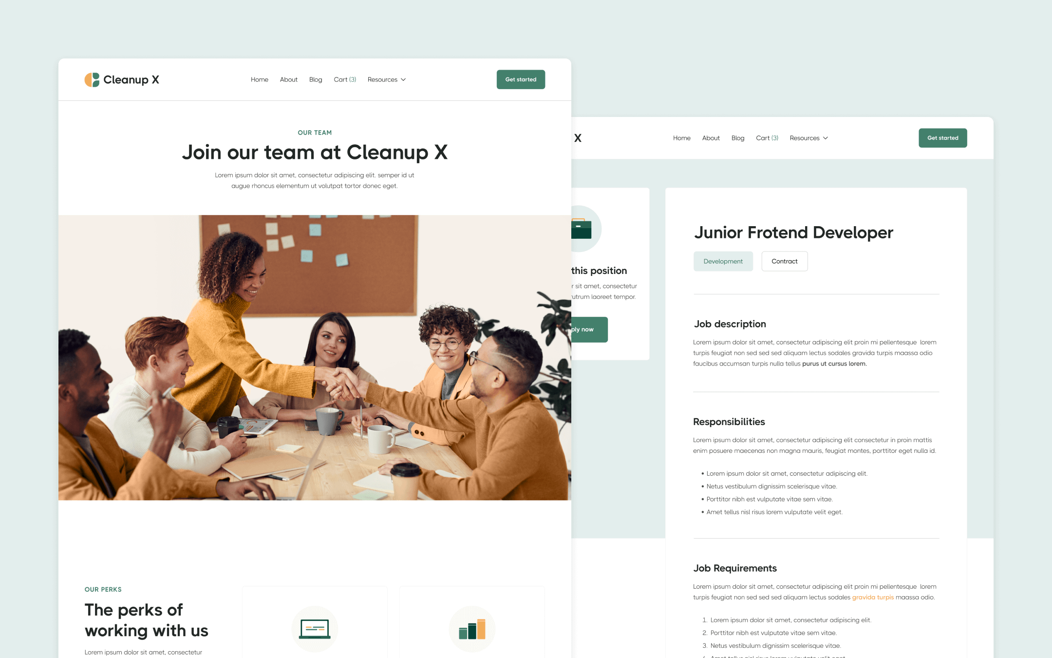 Cleanup X Webflow Template