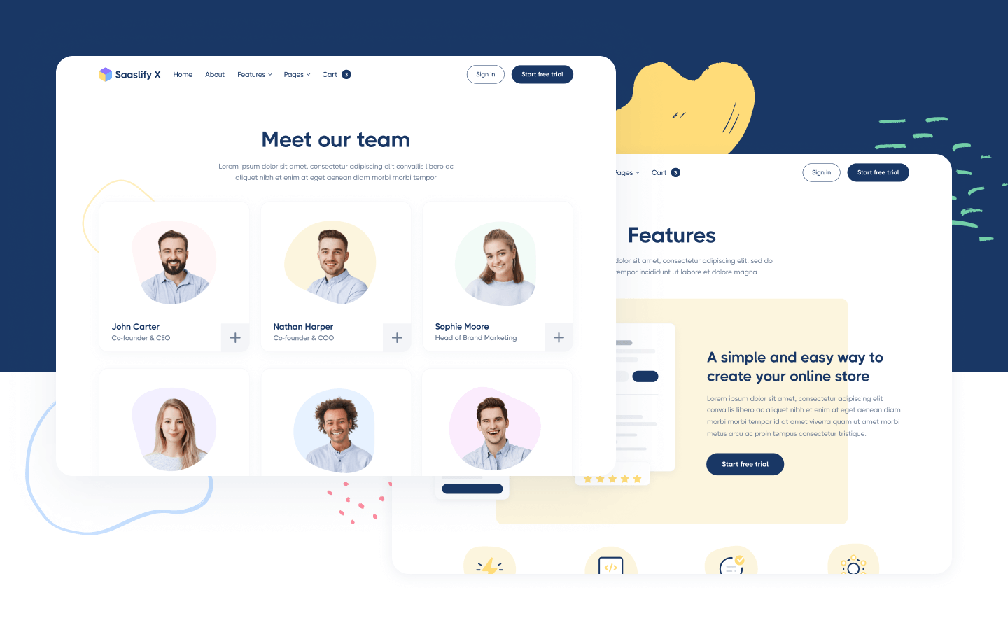 Saaslify X Webflow Template