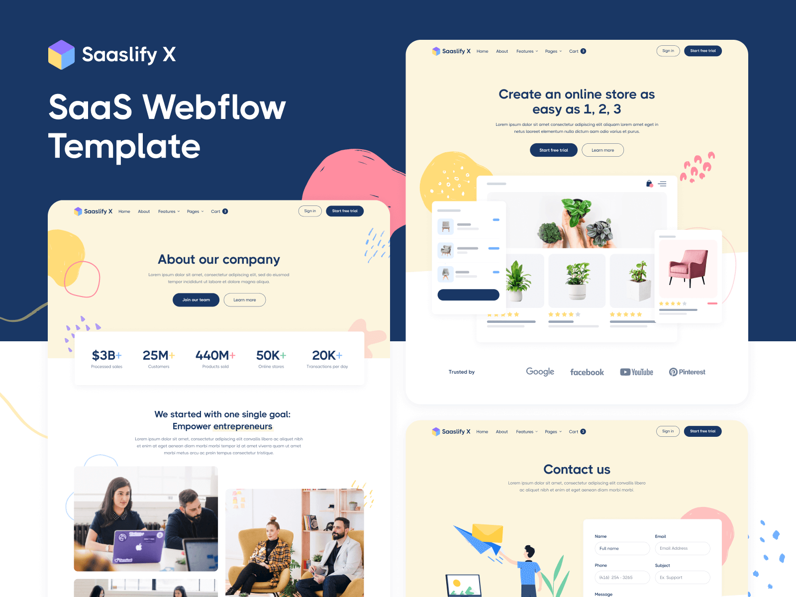 SaaS Webflow Template