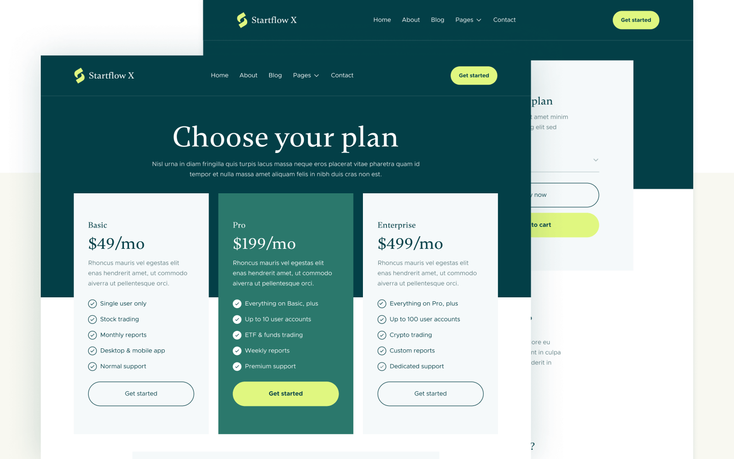Startflow X Webflow Template