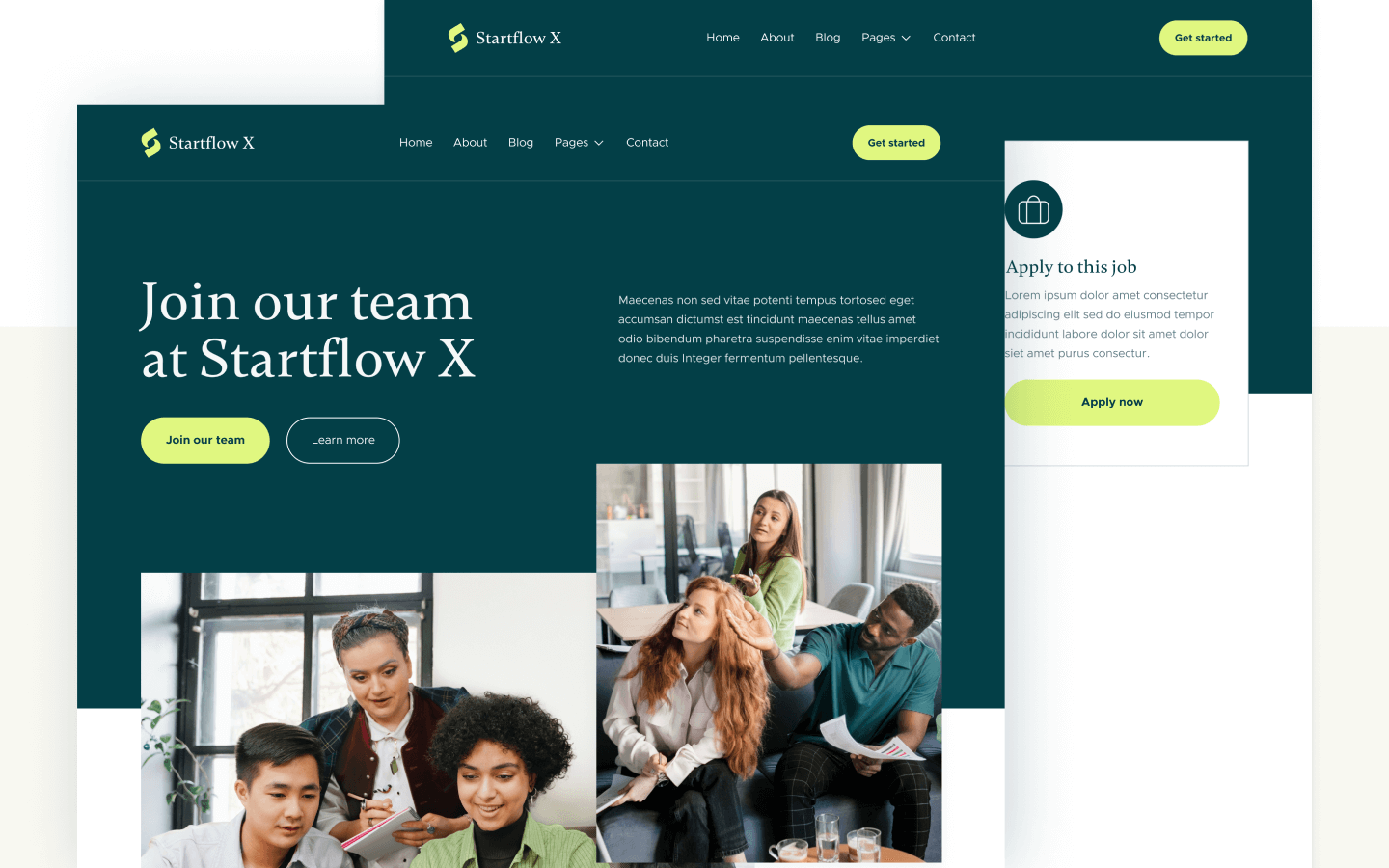 Startflow X Webflow Template