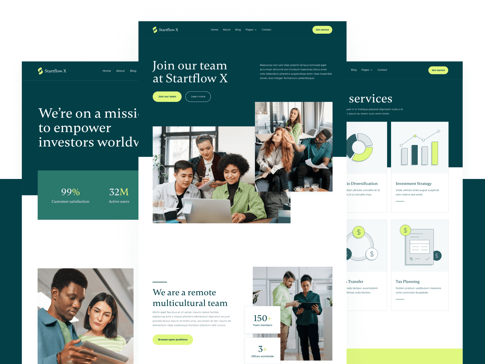 Clean Startup Webflow Template