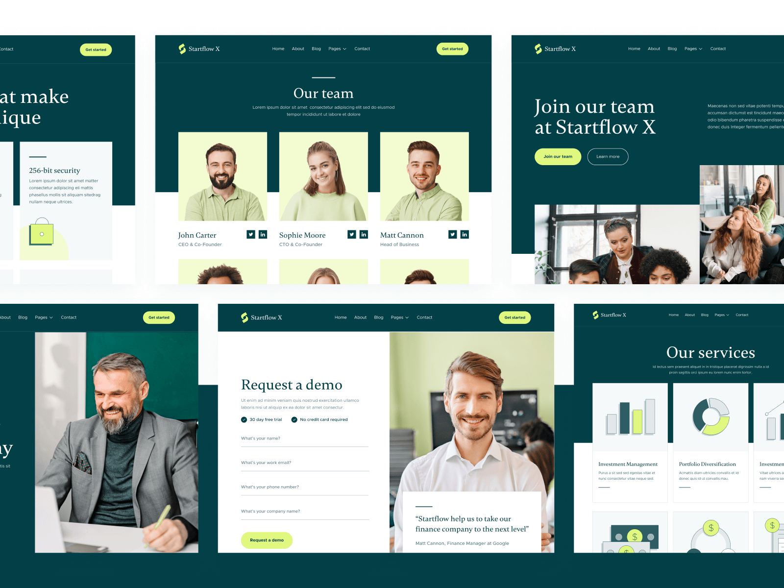 Minimal Startup Webflow Theme
