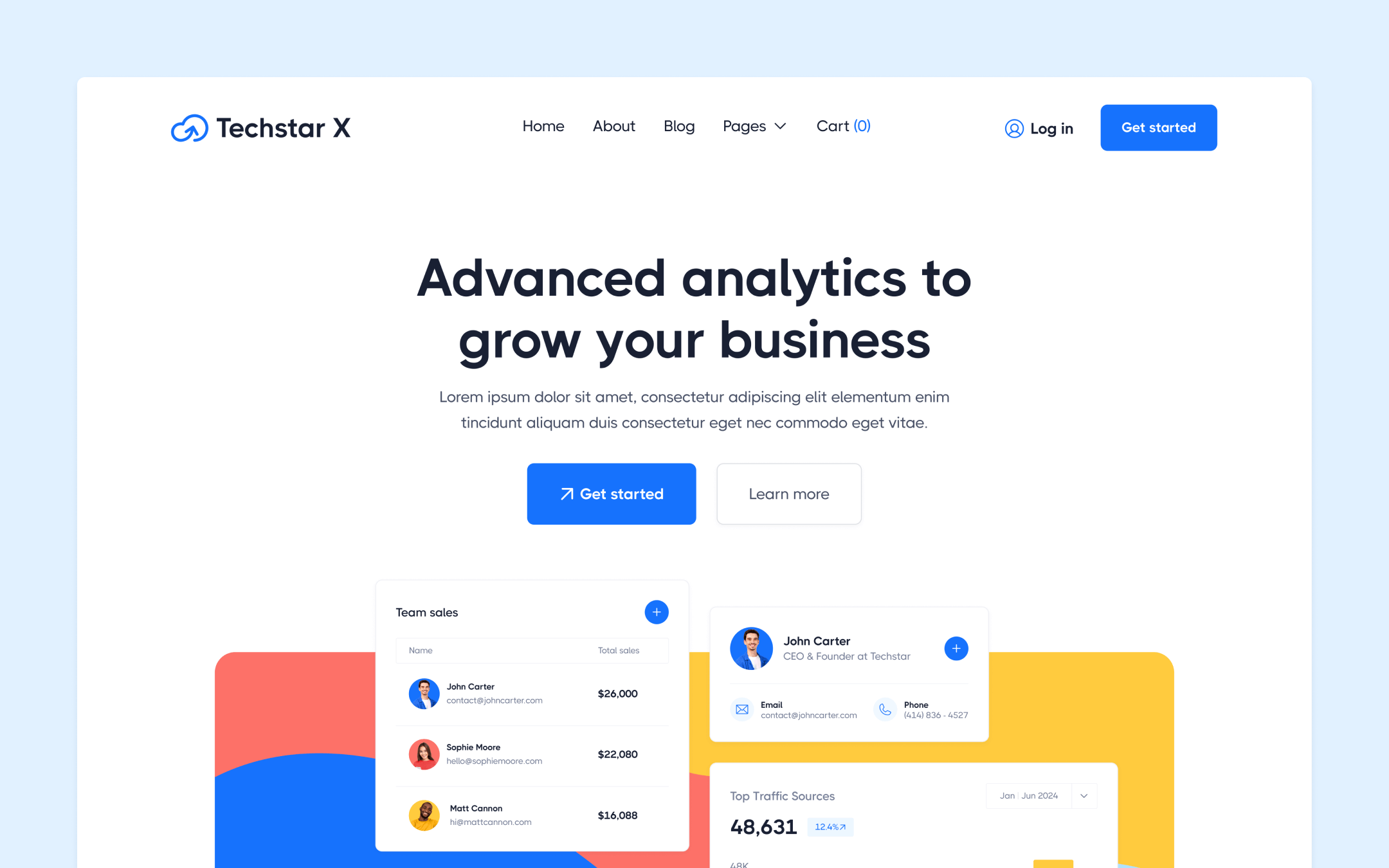 Modern Tech Webflow Template