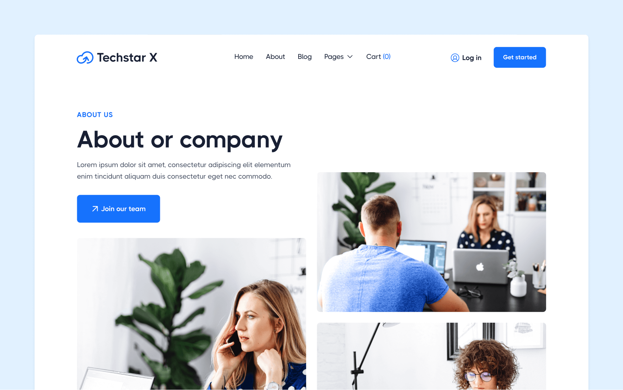 Techstar X Webflow Template