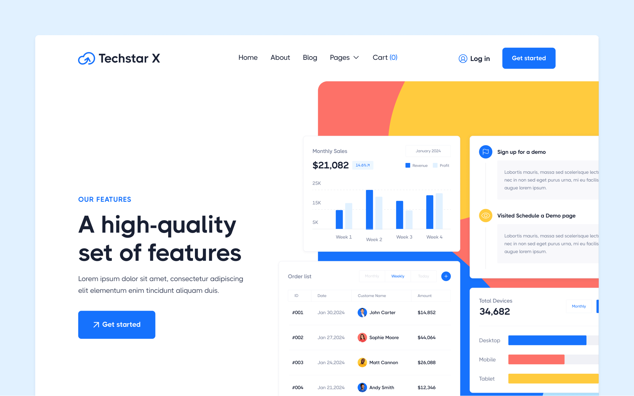 Techstar X Webflow Template