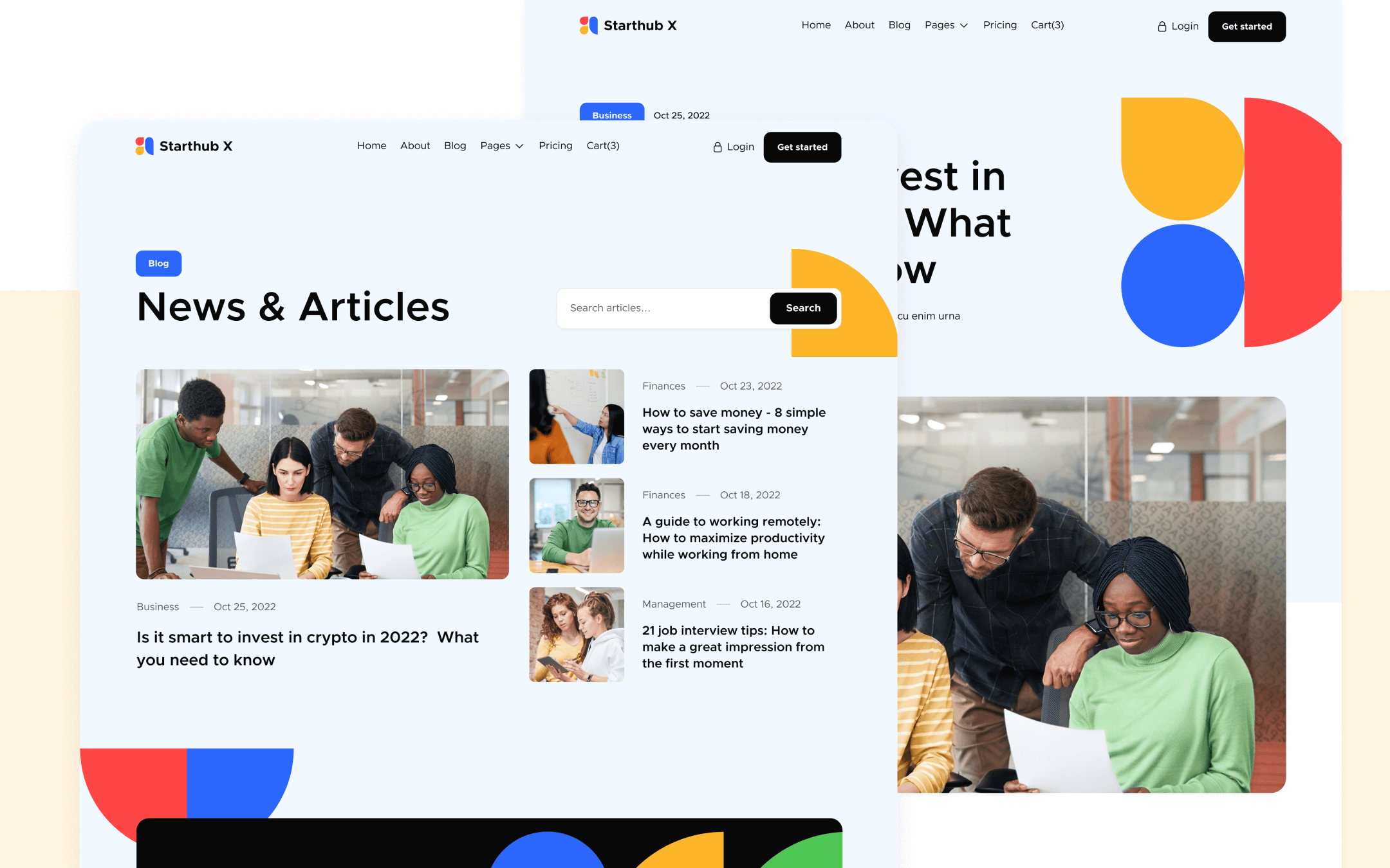 Starhub X Webflow Template