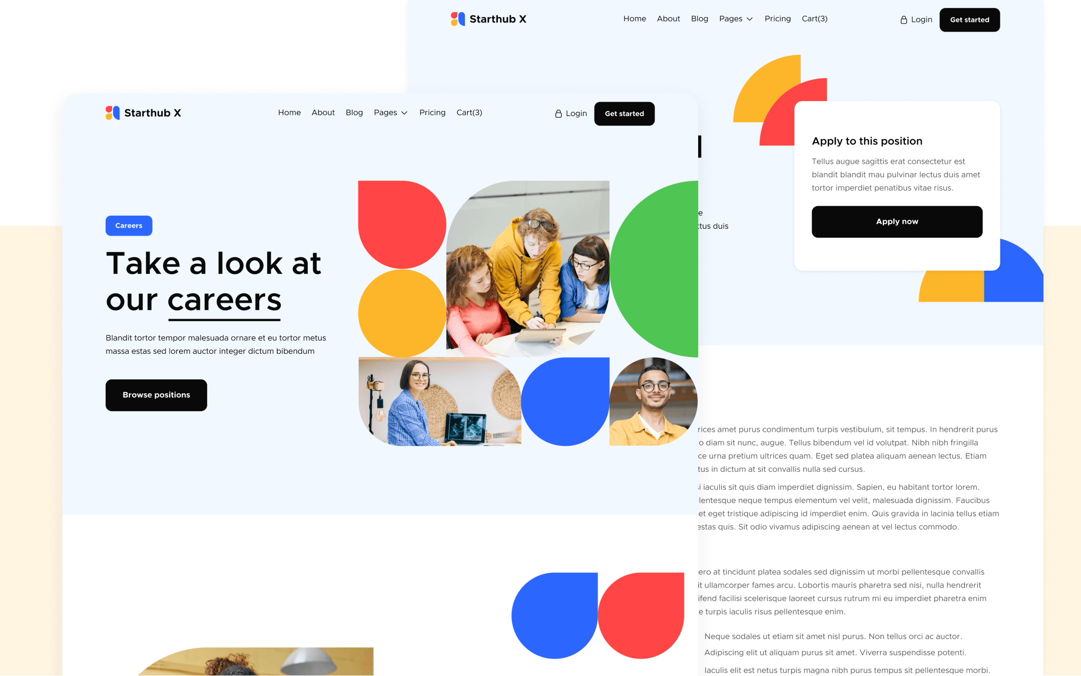 Starhub X Webflow Template