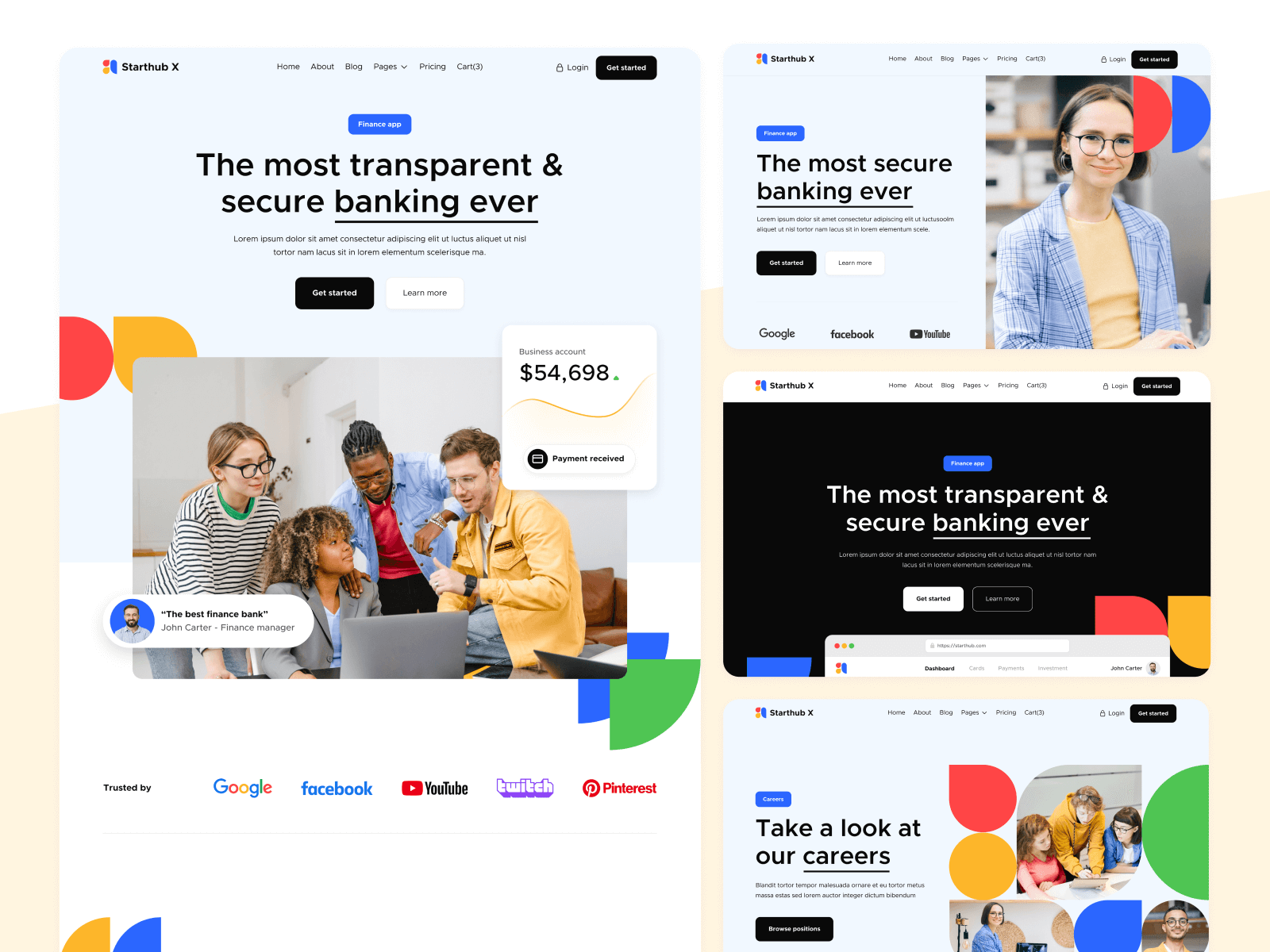 Clean Startup Webflow Template