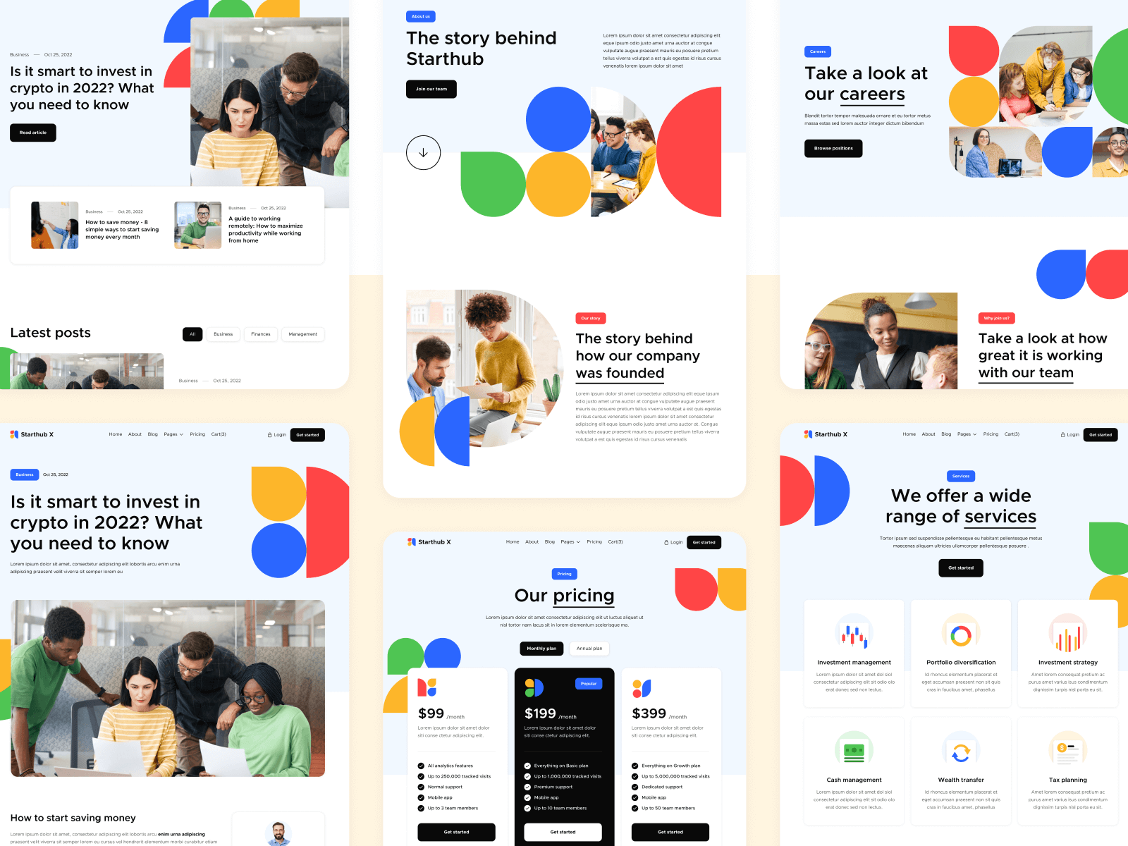 Professional Startup Webflow Template