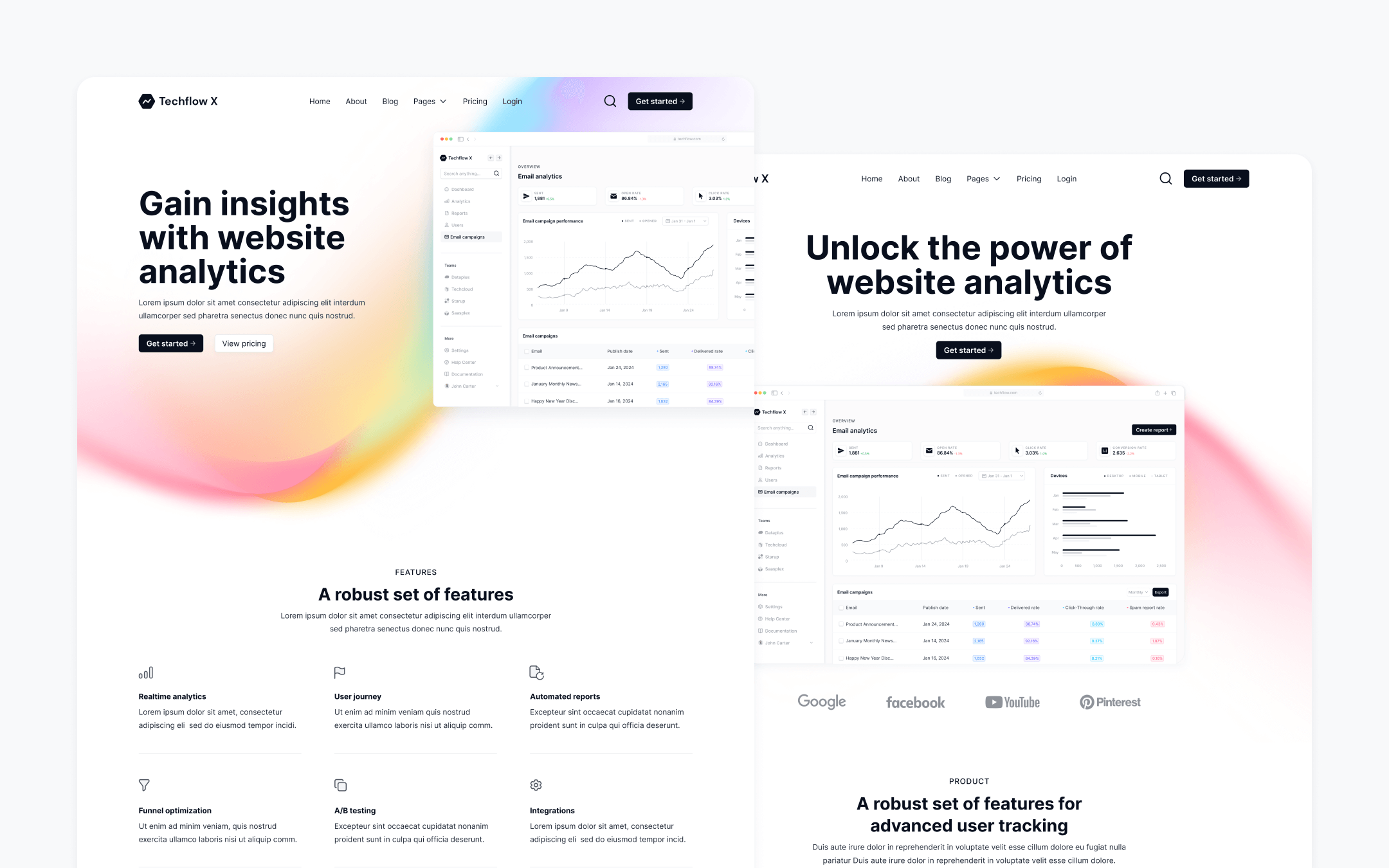 Multi-Layout Tech Webflow Template