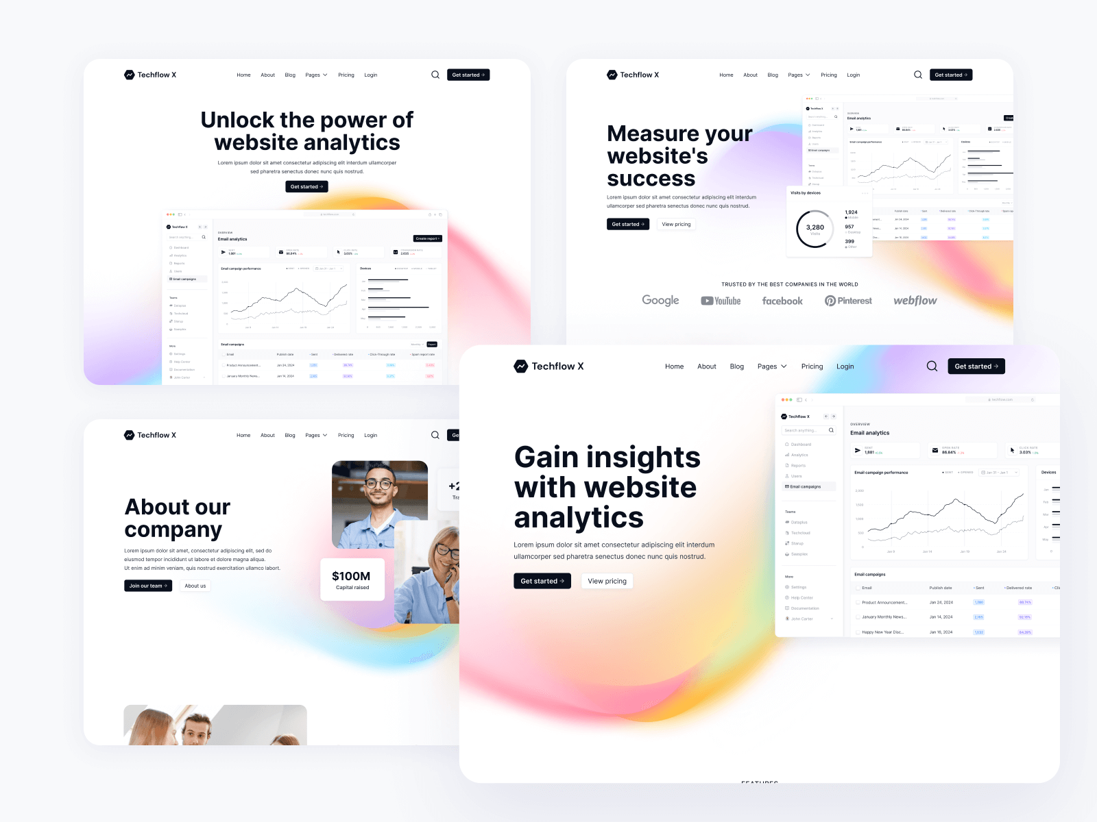 Tech Startup Webflow Template
