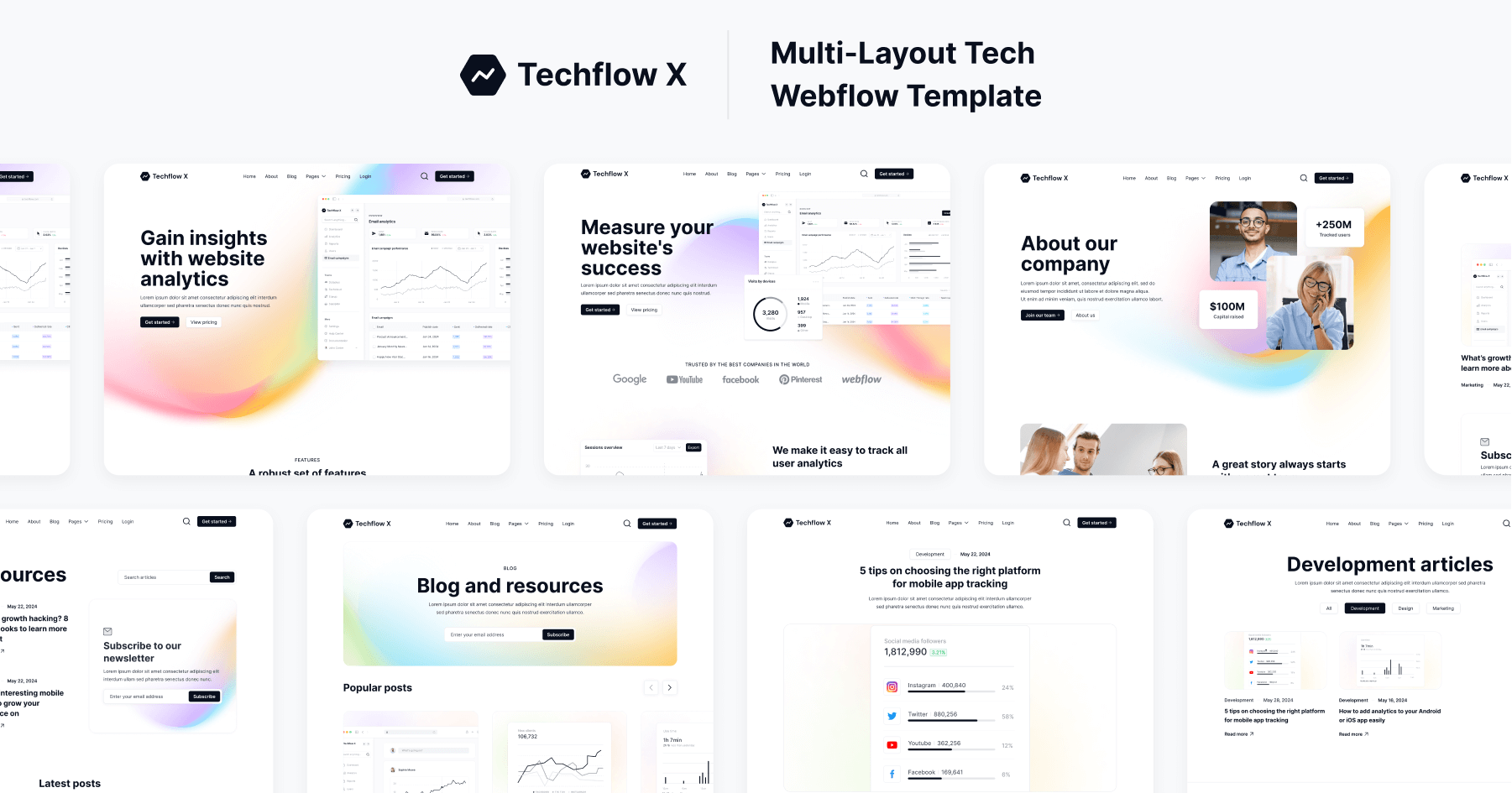 Tech Webflow Template