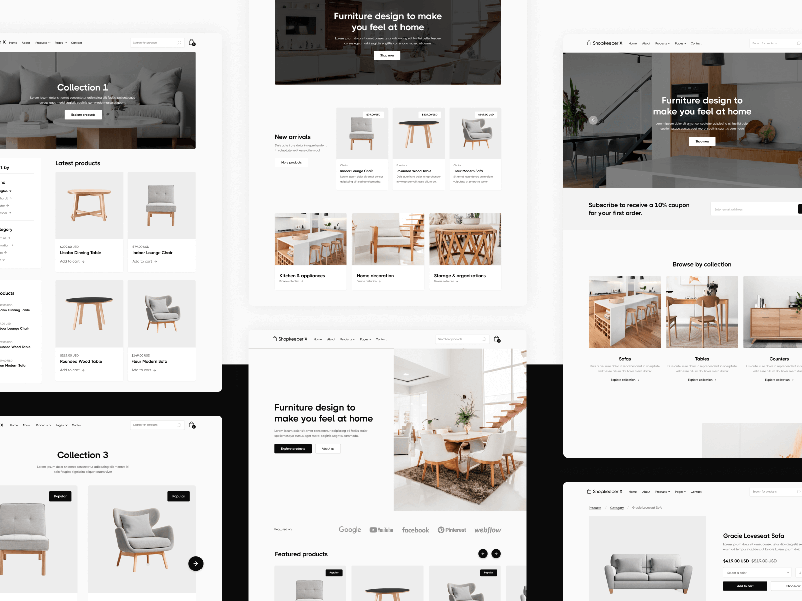 Ecommerce Shop Webflow Theme