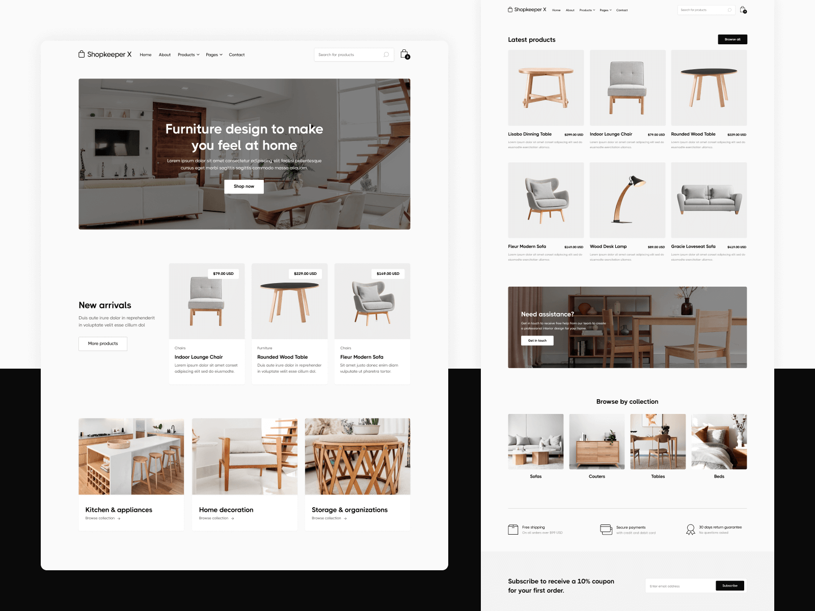 Ecommerce Store Webflow Template