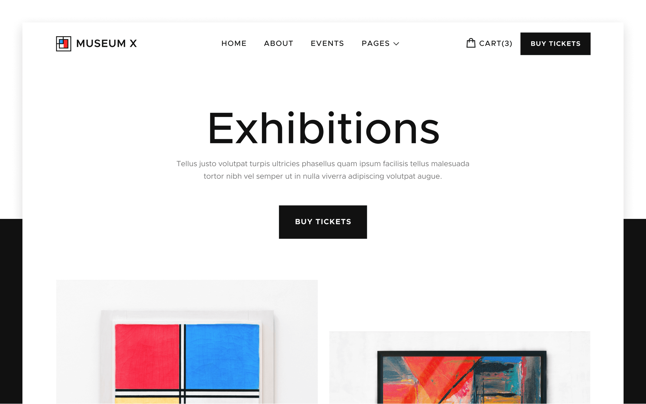 Museum X Webflow Template