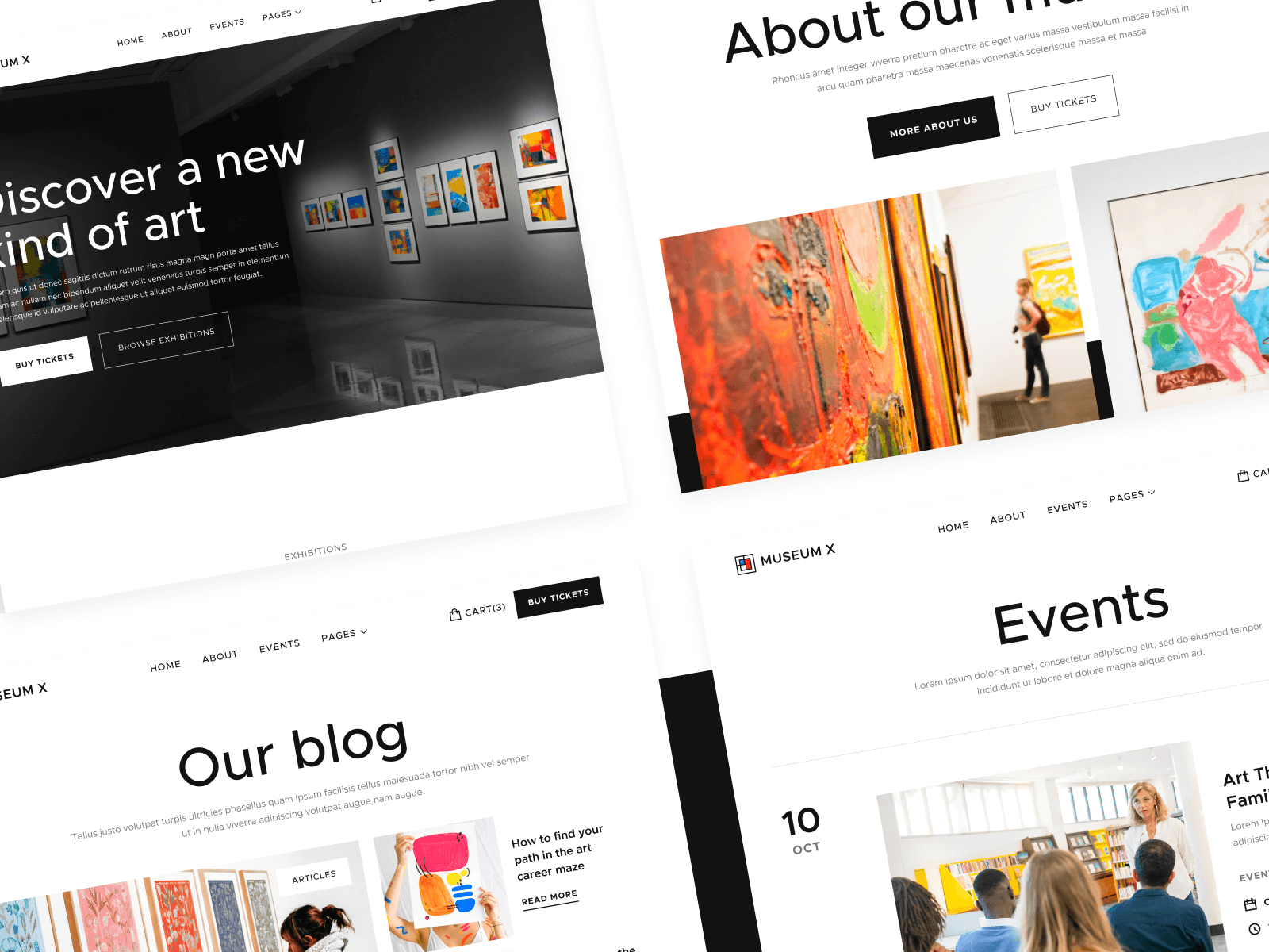 Art Gallery Museum Webflow Template