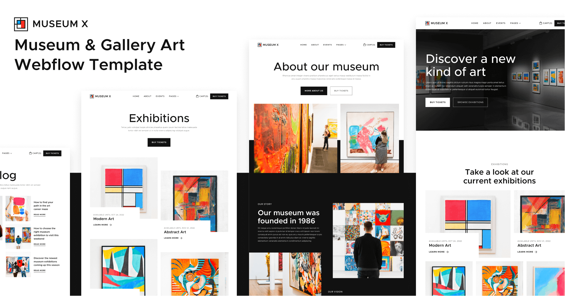 Museum Webflow Template
