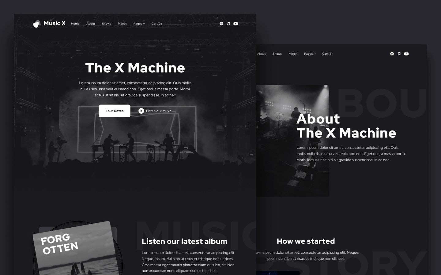 Music Webflow Template
