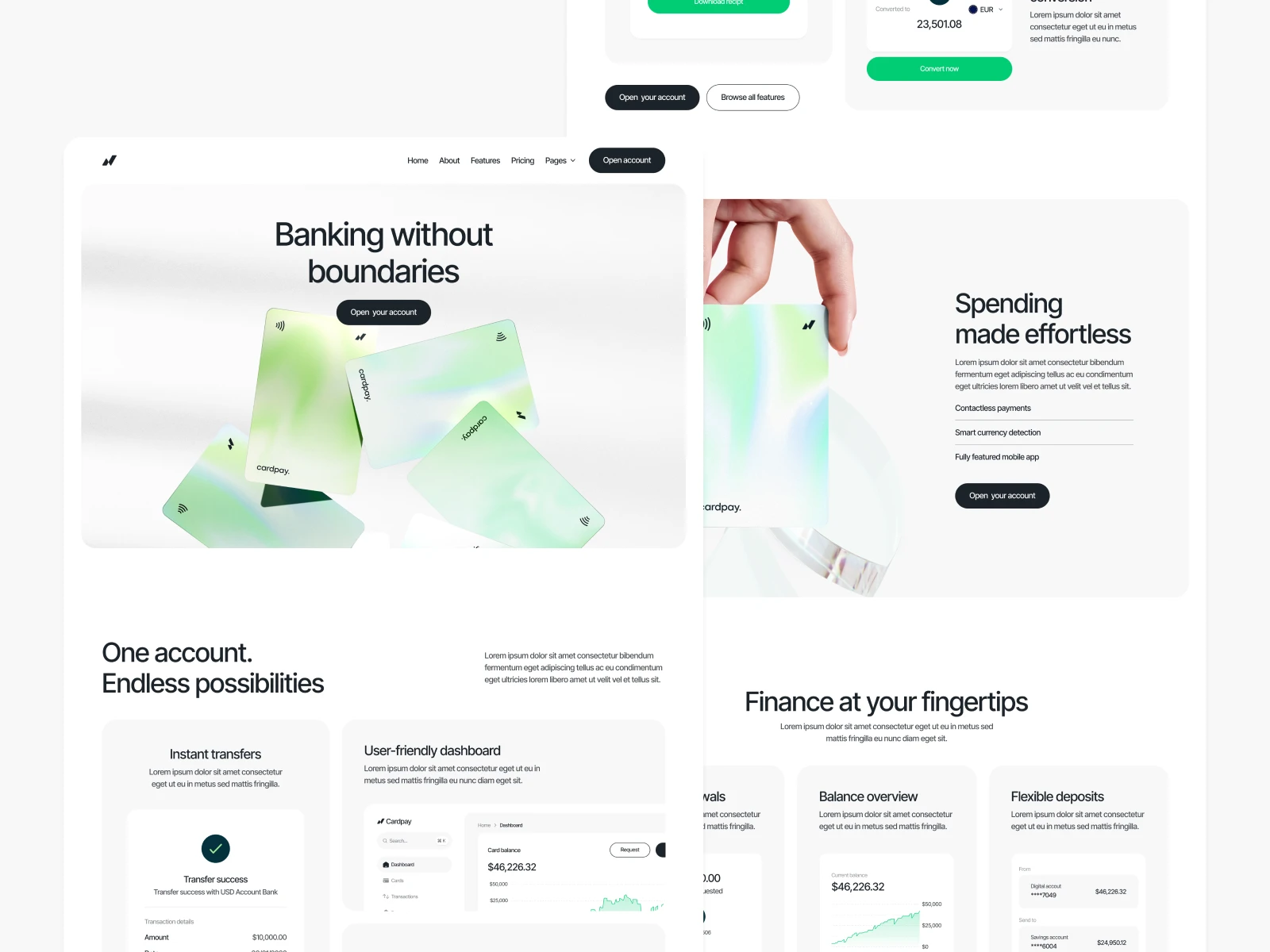 Digital Bank Webflow Template