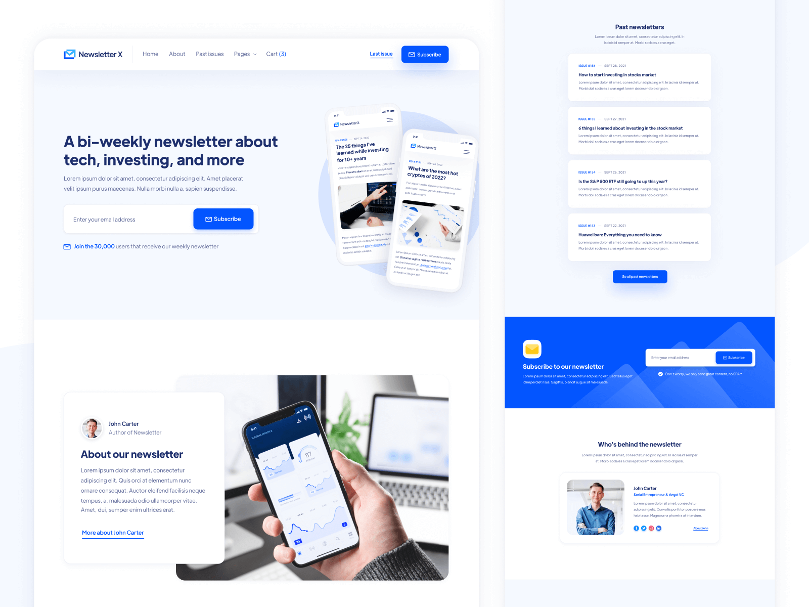 Newsletter Webflow Template