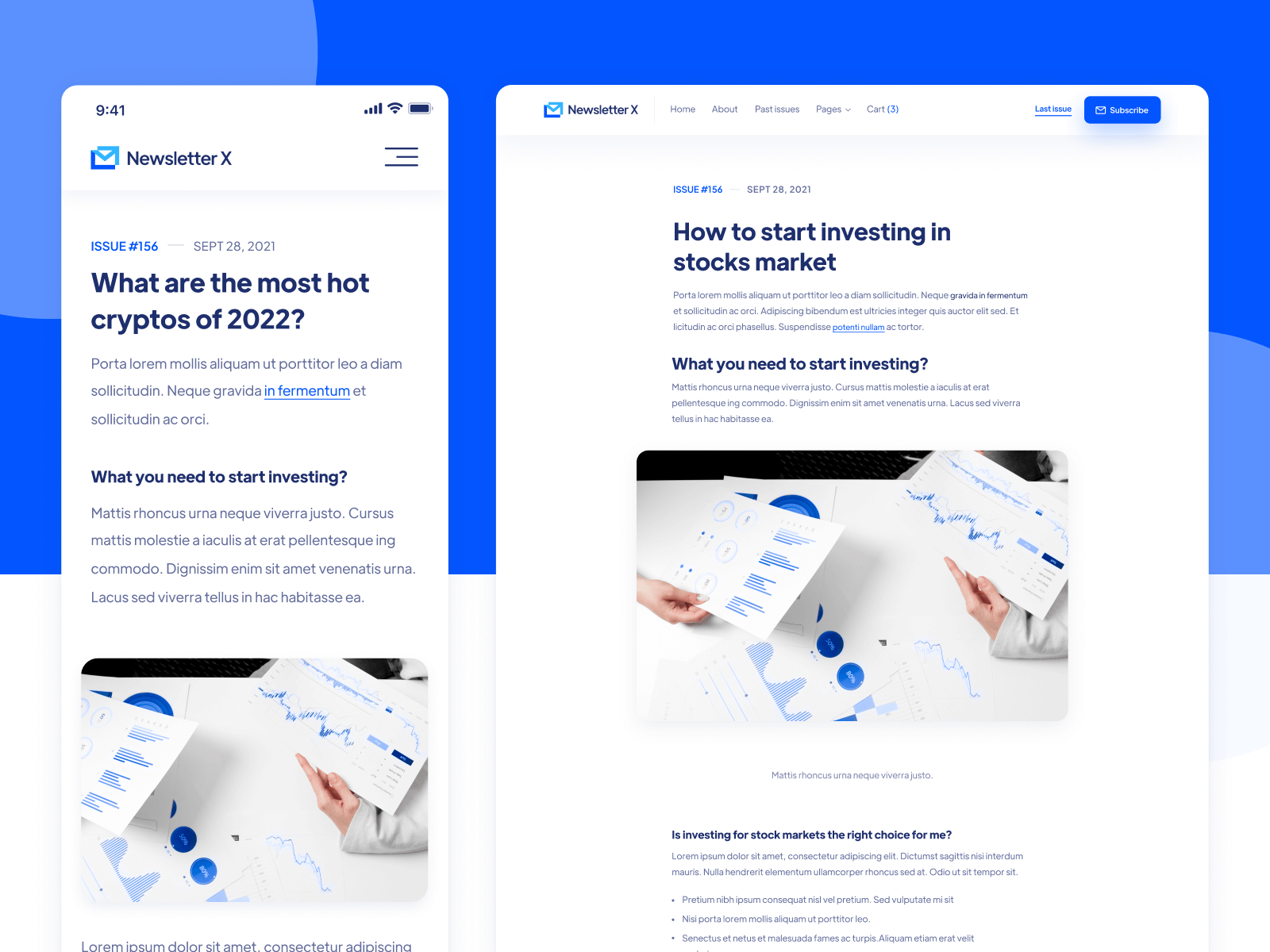 Substack Email Webflow Website Template
