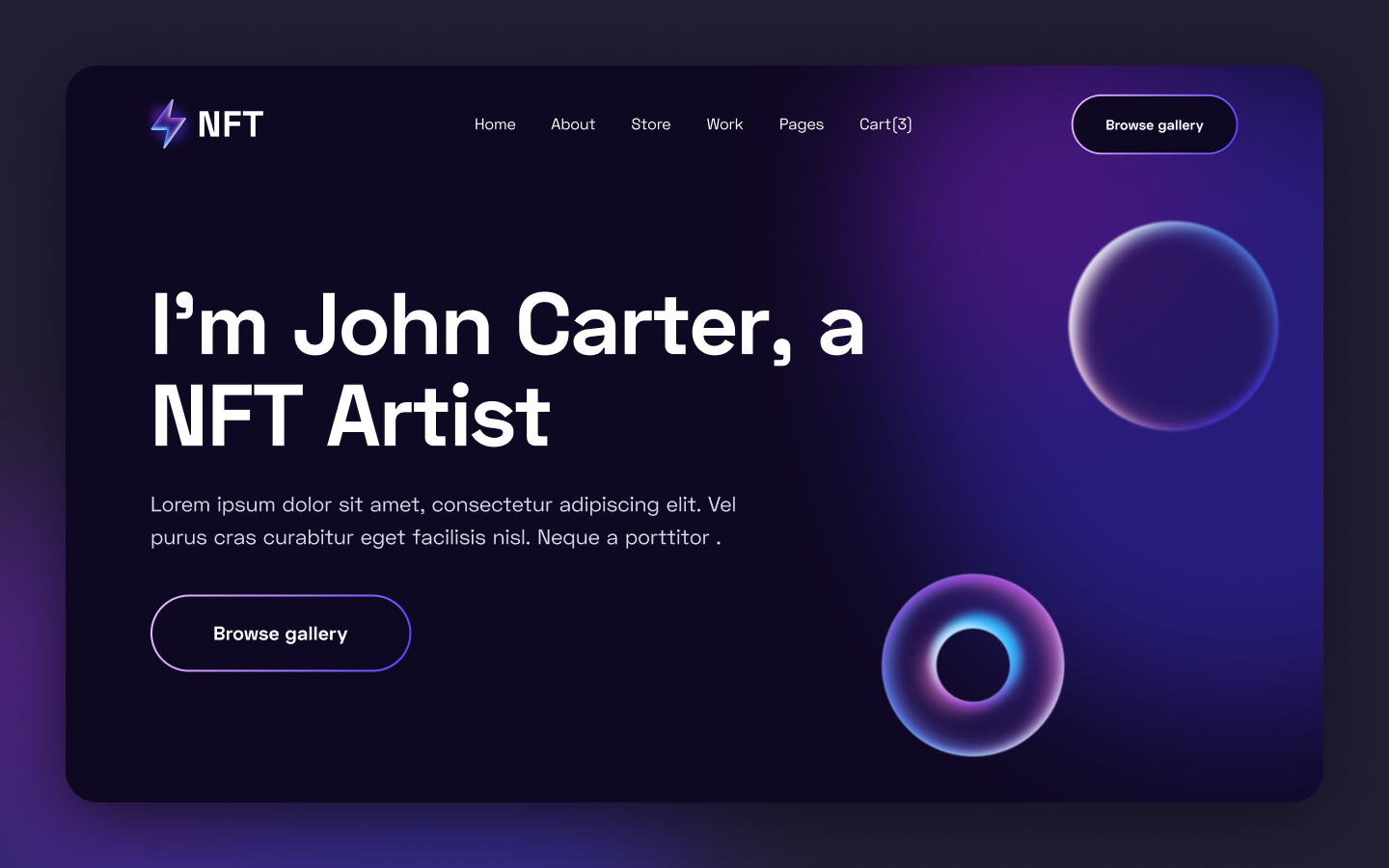 NFT Webflow Template