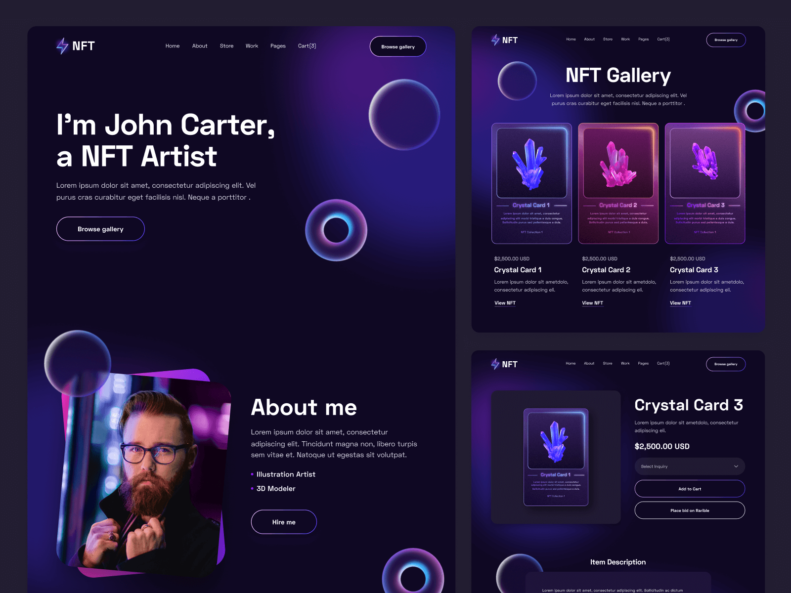 NFT Webflow Template