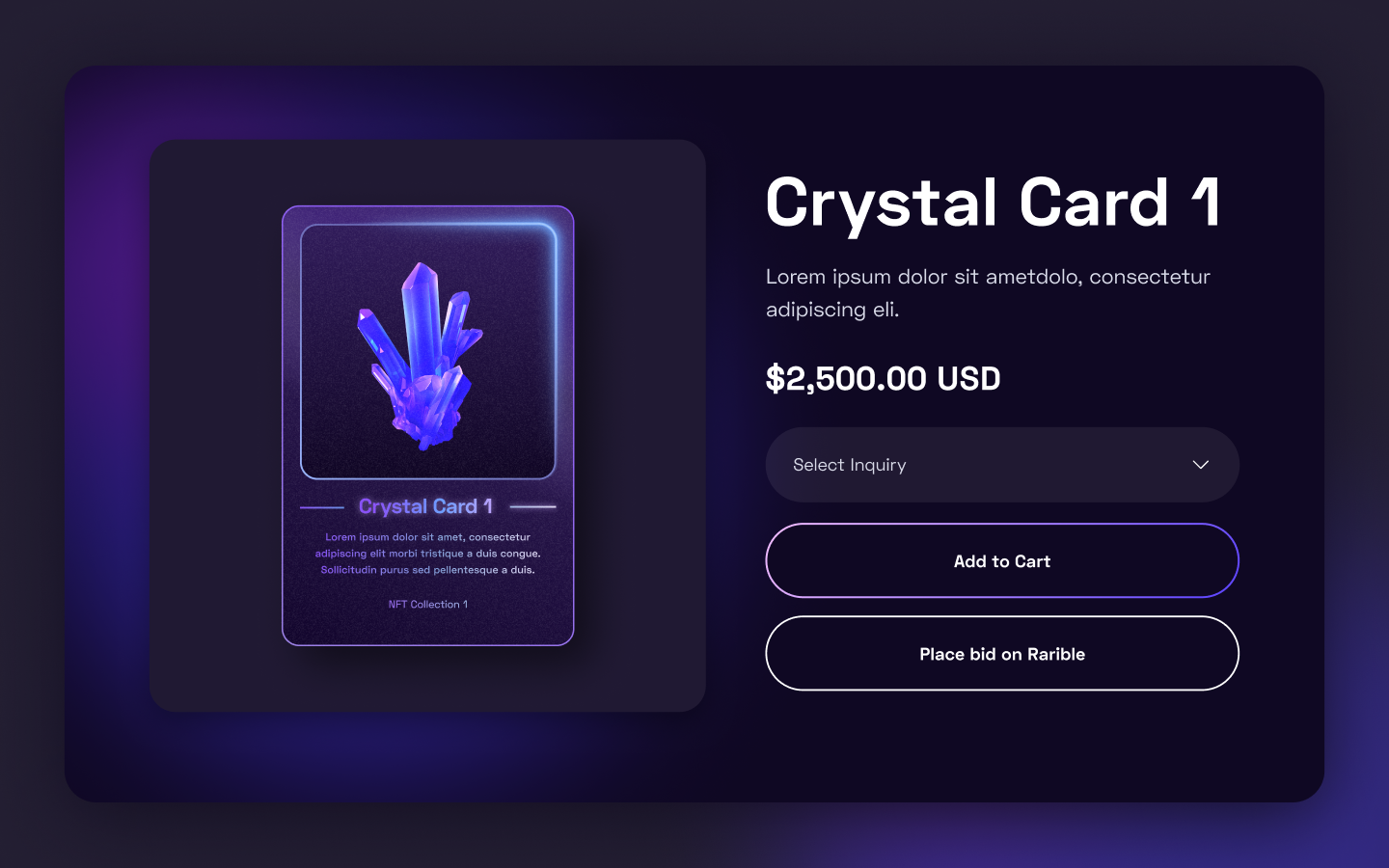 NFT Webflow Template