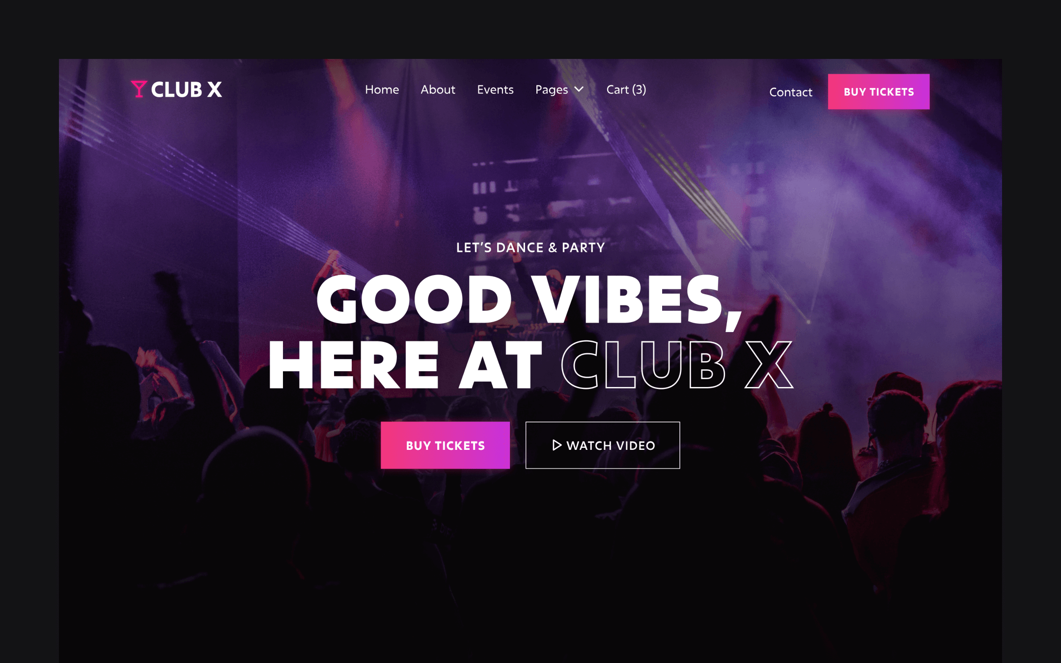 Night Club Webflow Template