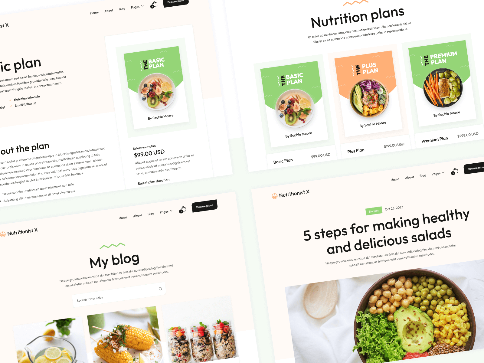 Nutrition Webflow Theme
