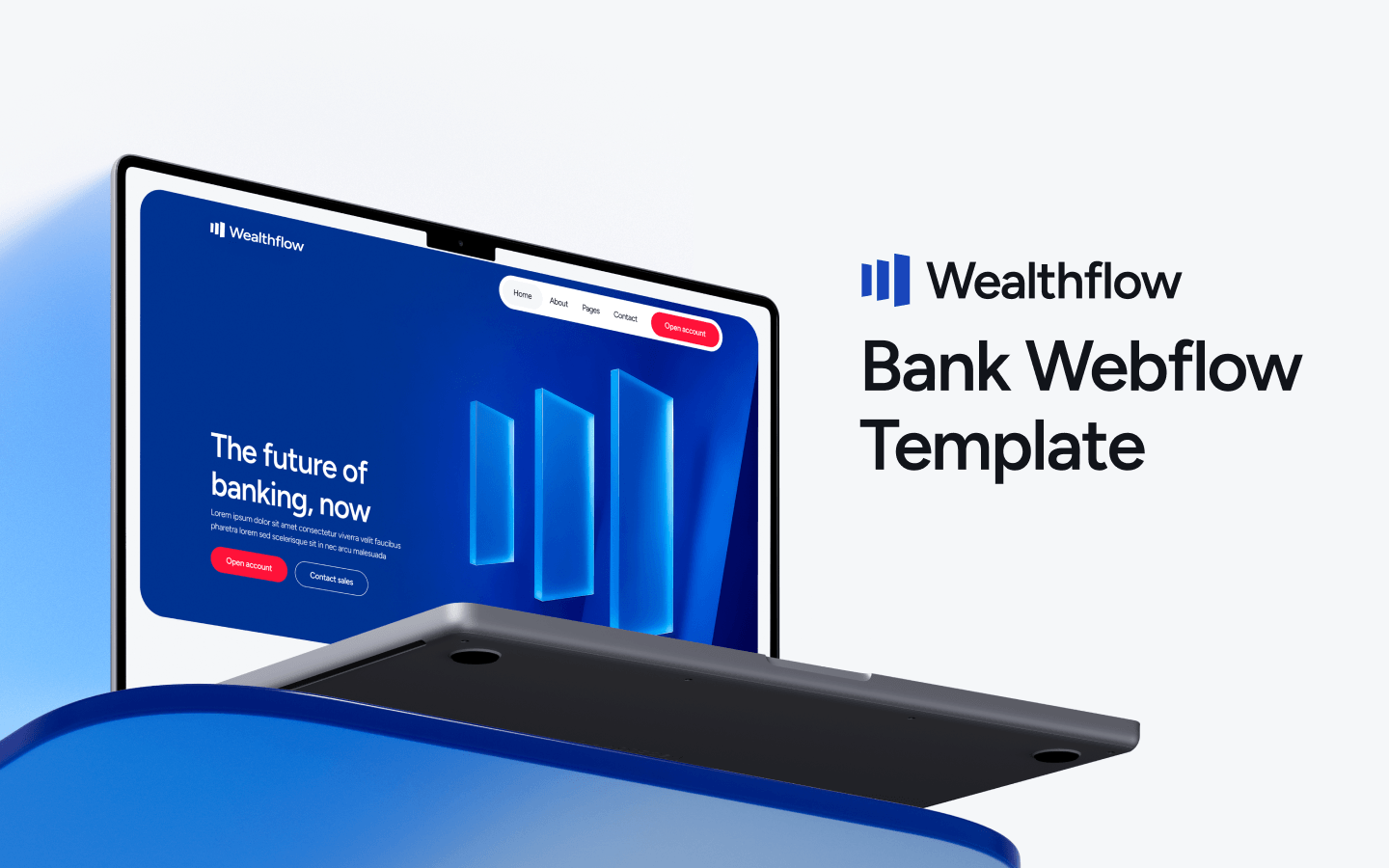 Online Banking Webflow Template