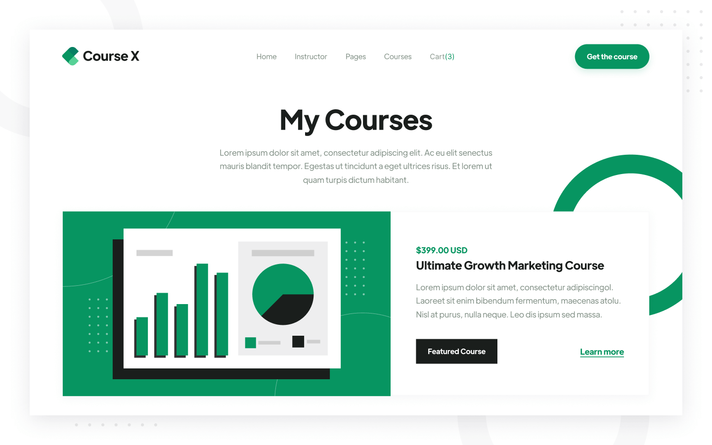 Course X Webflow Template