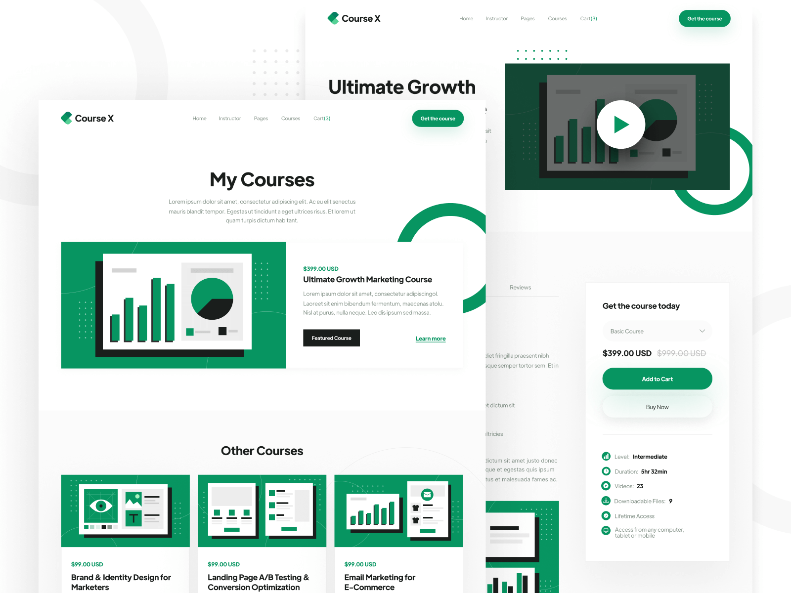 School Course Webflow Template