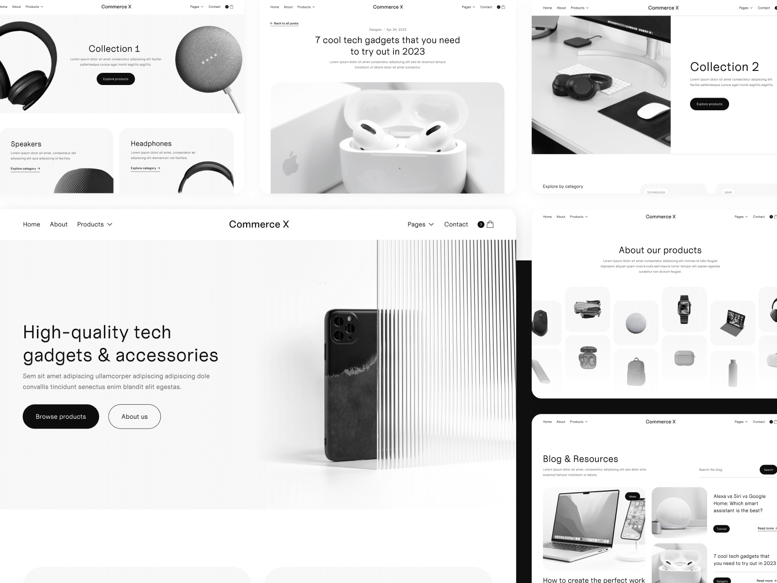 Online Shop Webflow Template