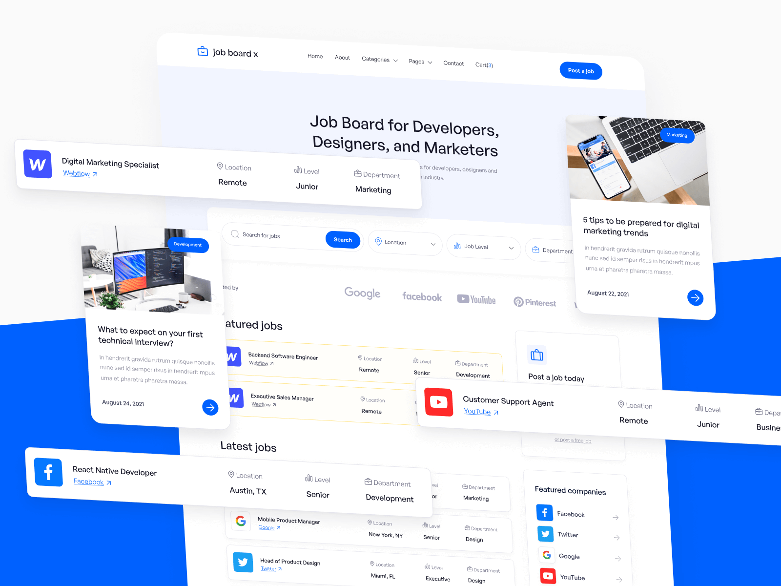 Job Portal Webflow Template