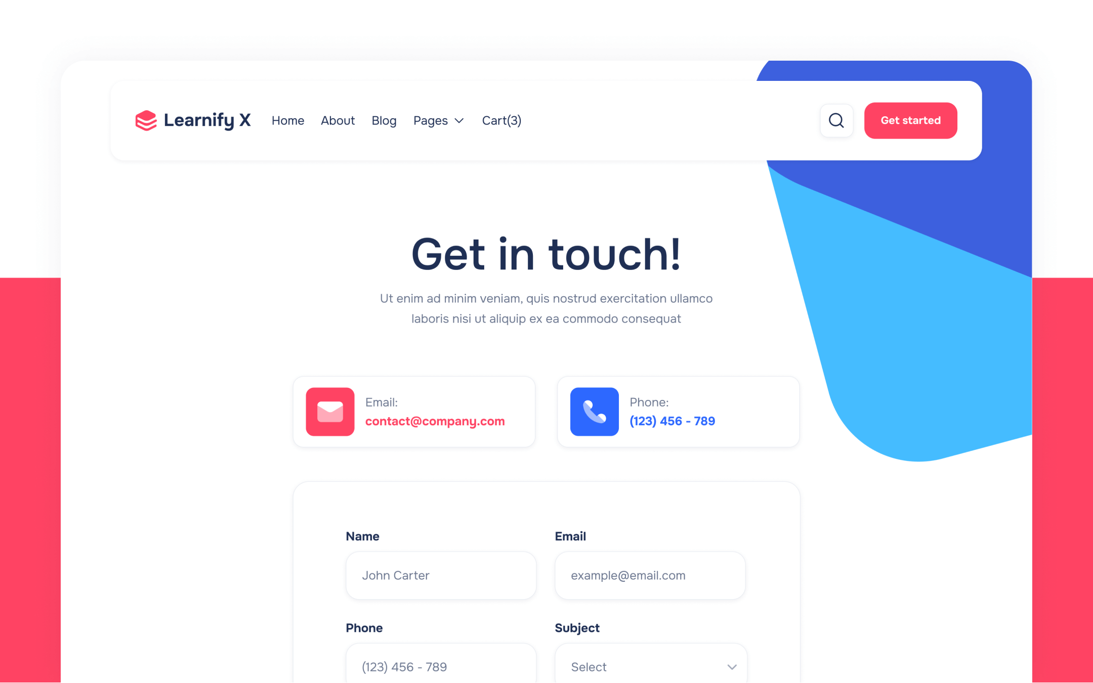 Learnify X Webflow Template