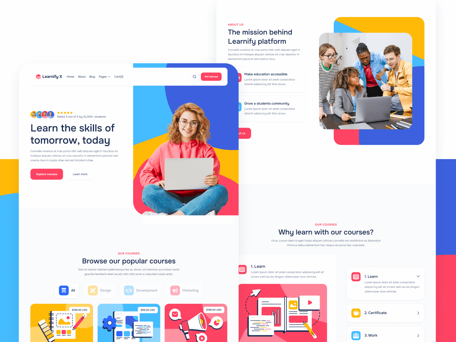 Online Learning Education Webflow Template