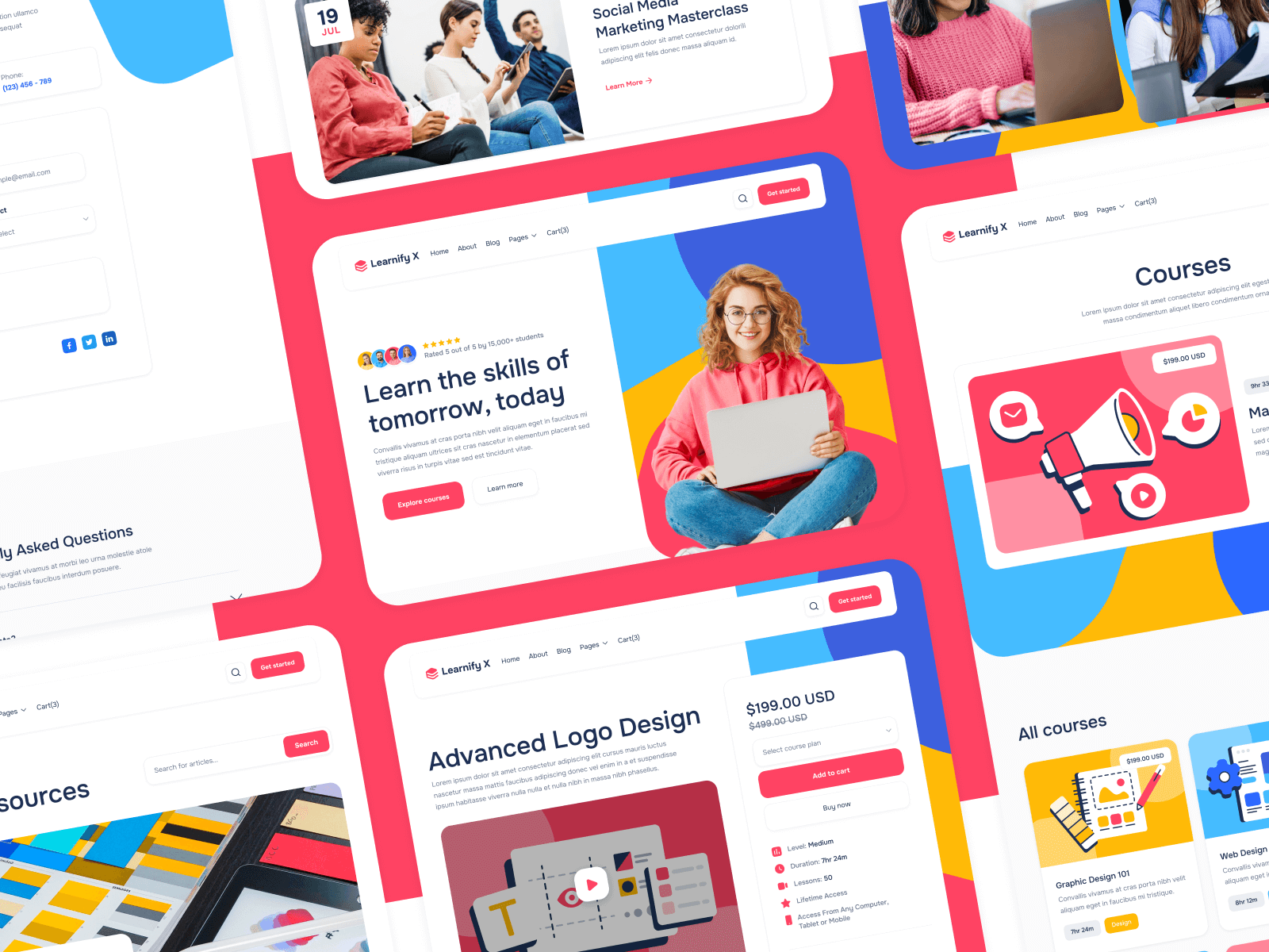 Online Courses Webflow Template