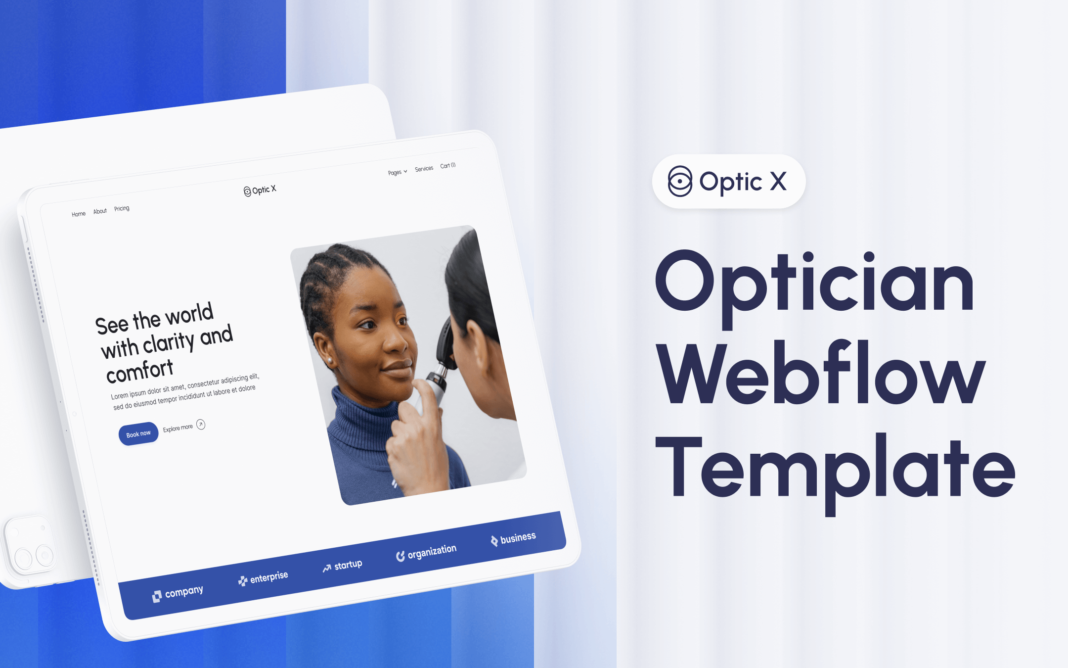 Optician Webflow Template