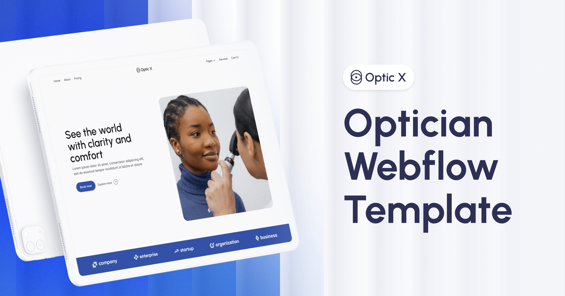 Optician Webflow Template