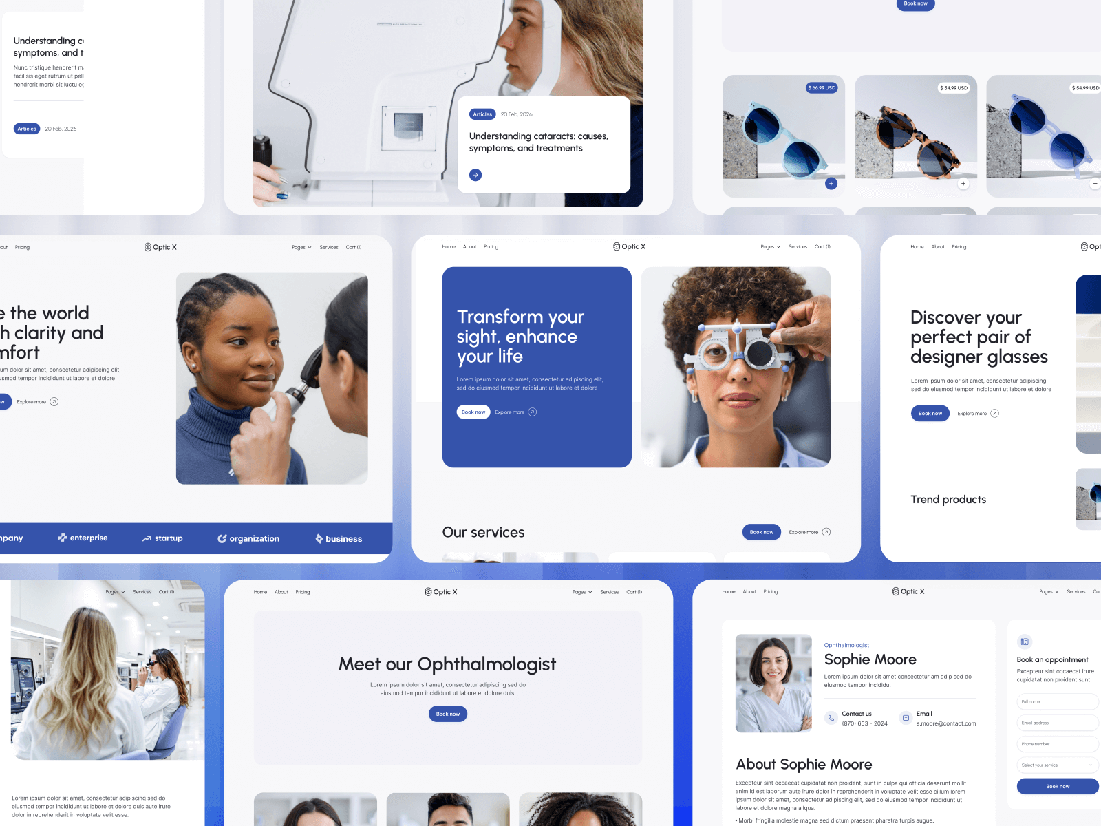 Optician Webflow Theme