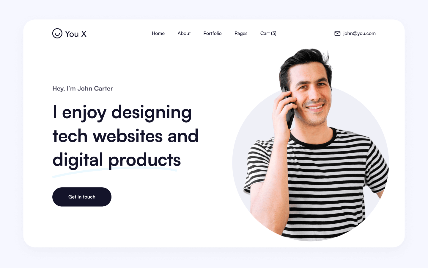 Personal Brand Webflow Template