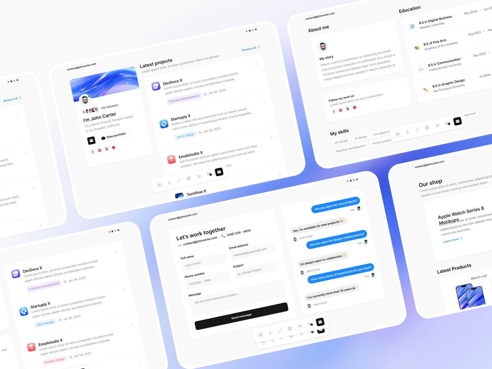 Personal Brand Webflow Template